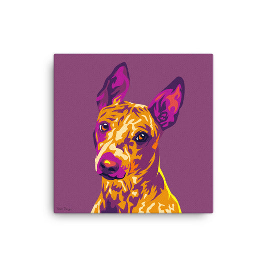 Amerikankarvatonterrieri Canvas-taulu, Pop Art