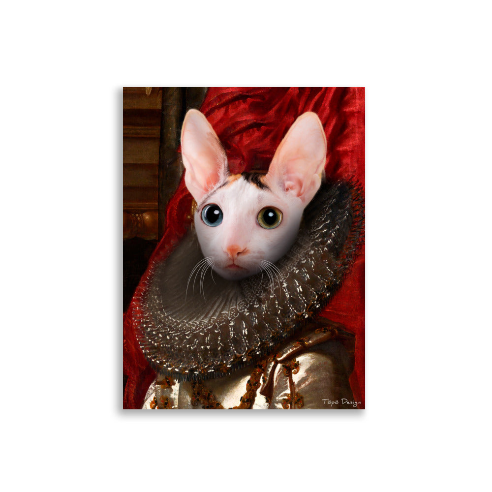 Cornish Rex kissa Juliste, The King