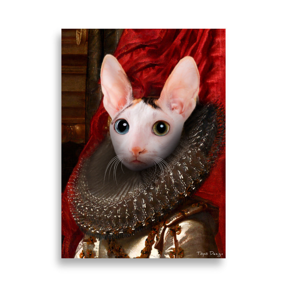 Cornish Rex kissa Juliste, The King