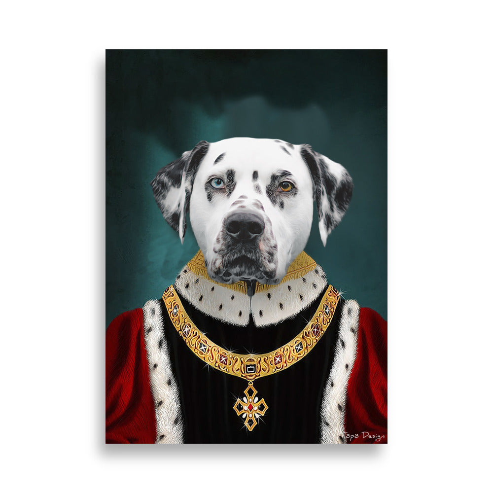 Dalmatiankoira Juliste, The King