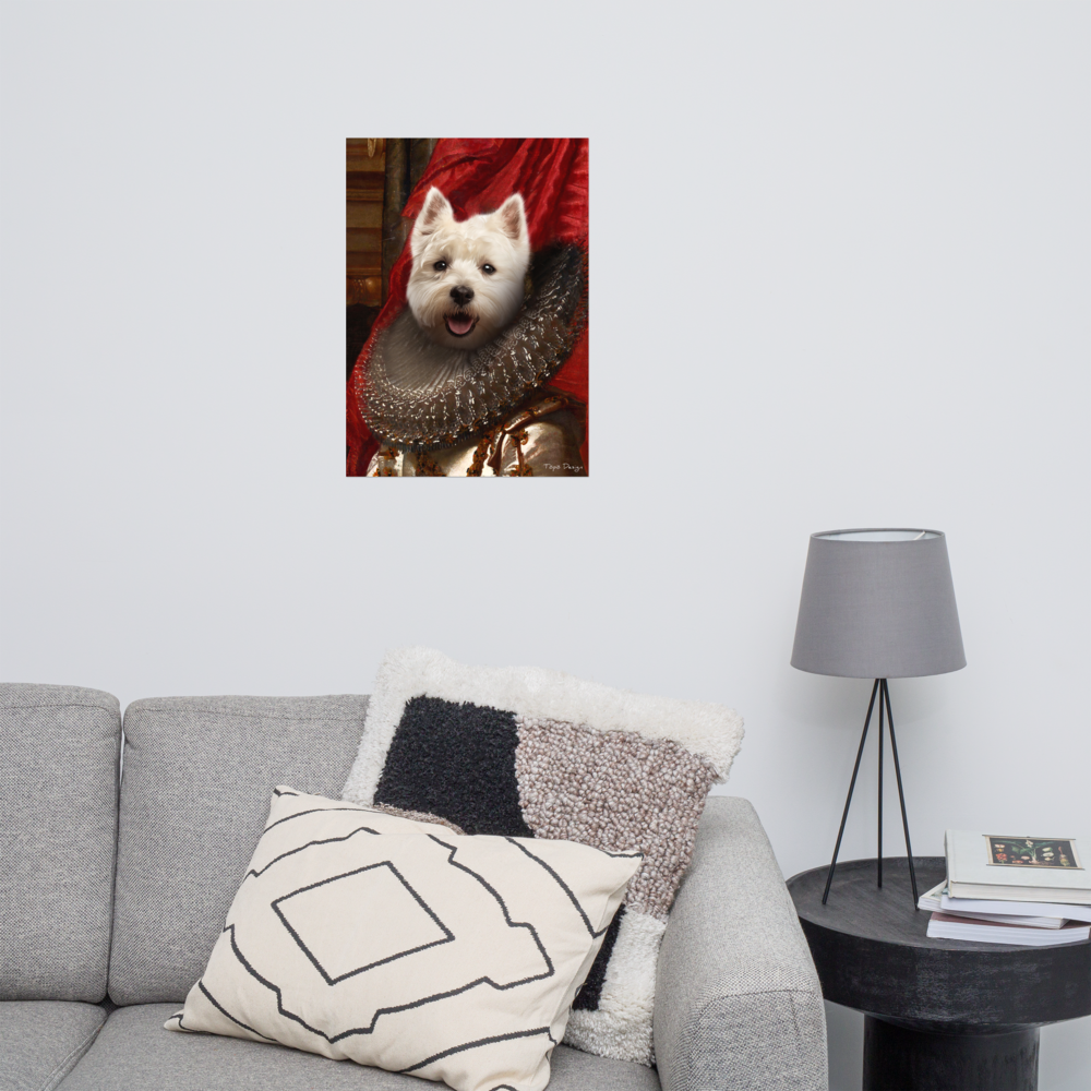 Valkoinen länsiylämaanterrieri Juliste, The King