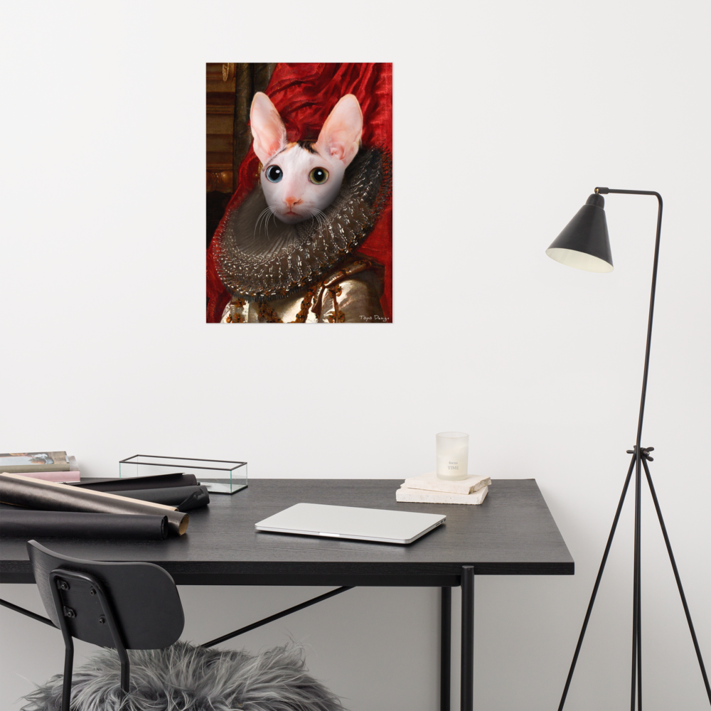 Cornish Rex kissa Juliste, The King