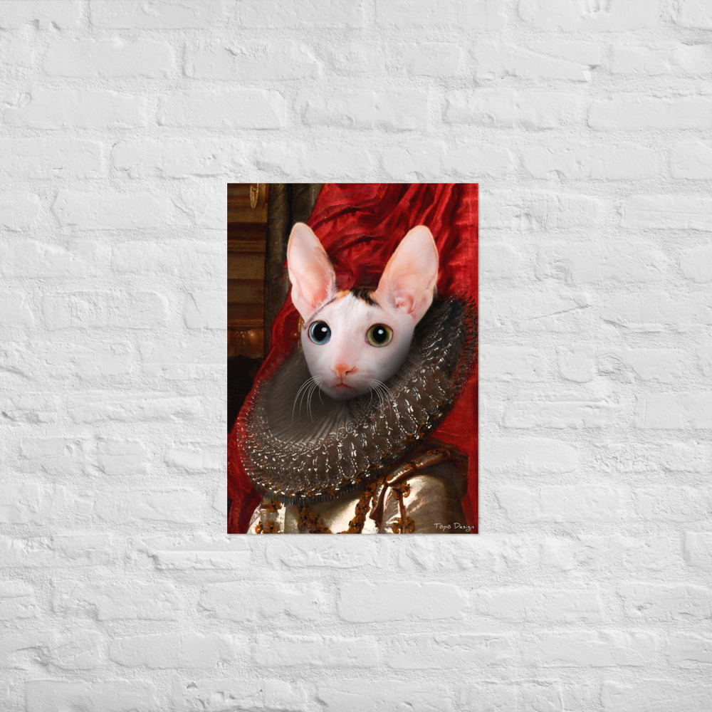 Cornish Rex kissa Juliste, The King