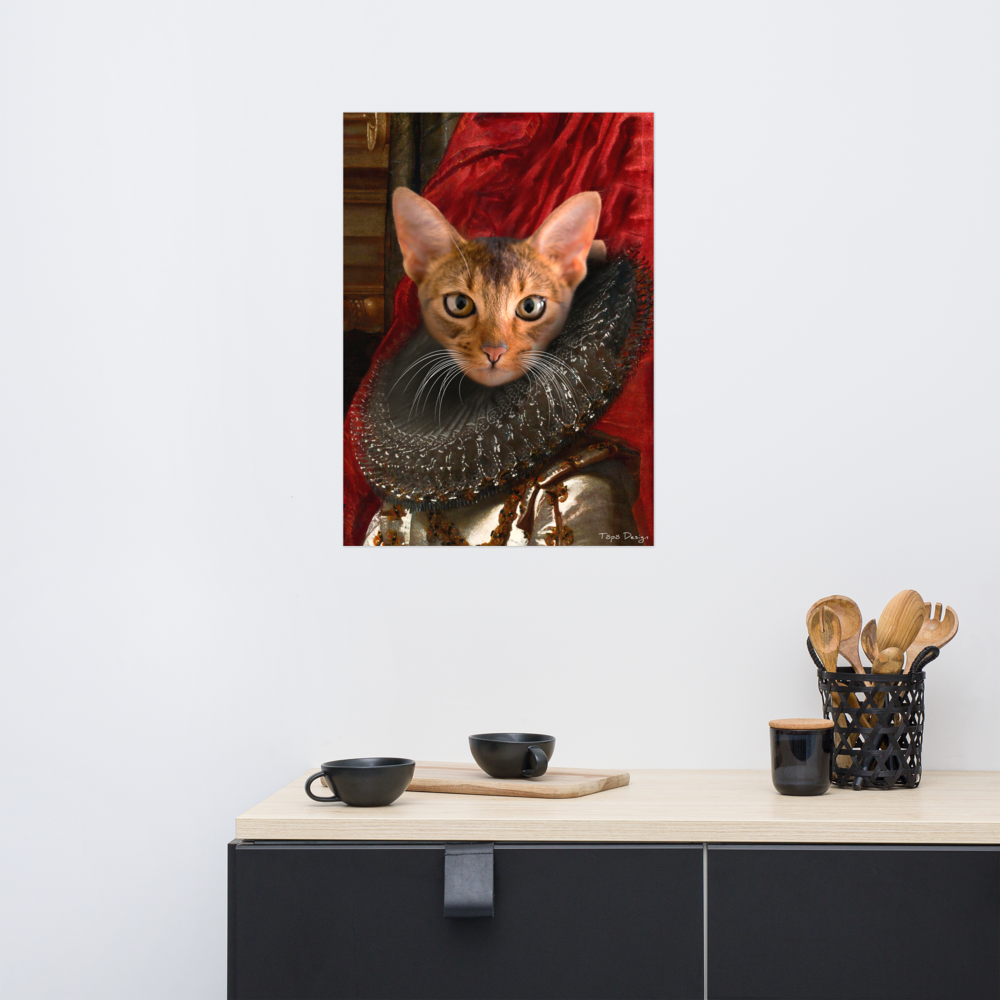 Abessinialainen kissa Juliste, The King