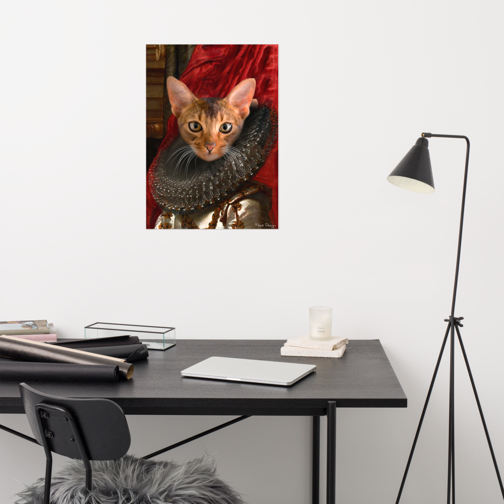 Abessinialainen kissa Juliste, The King