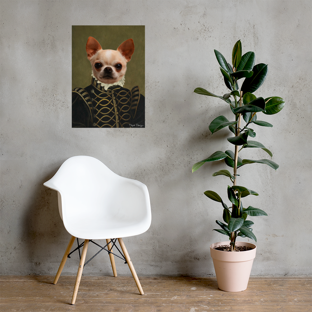 Chihuahua Juliste, The King