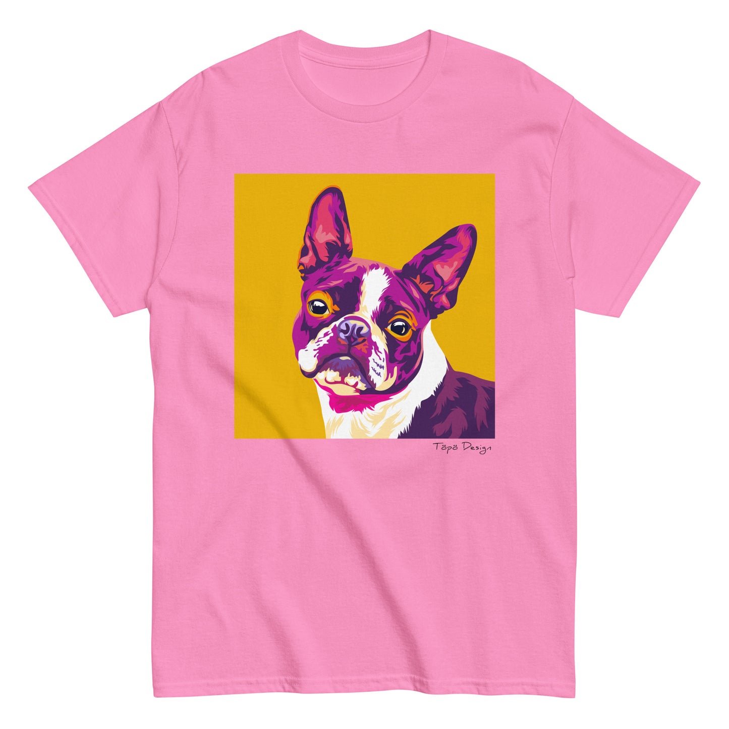 Bostoninterrieri T-paita, Pop Art