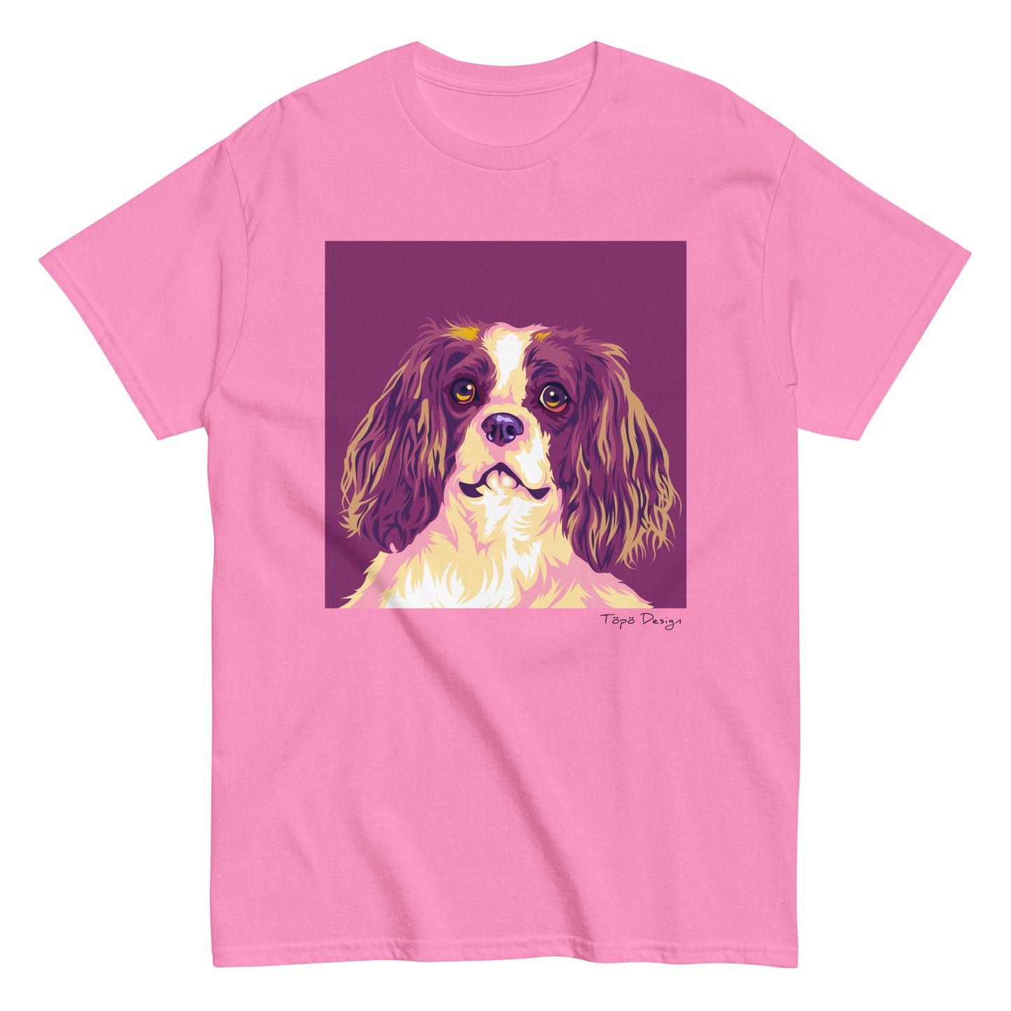 Cavalier Kingcharlesinspanieli T-paita, Pop Art