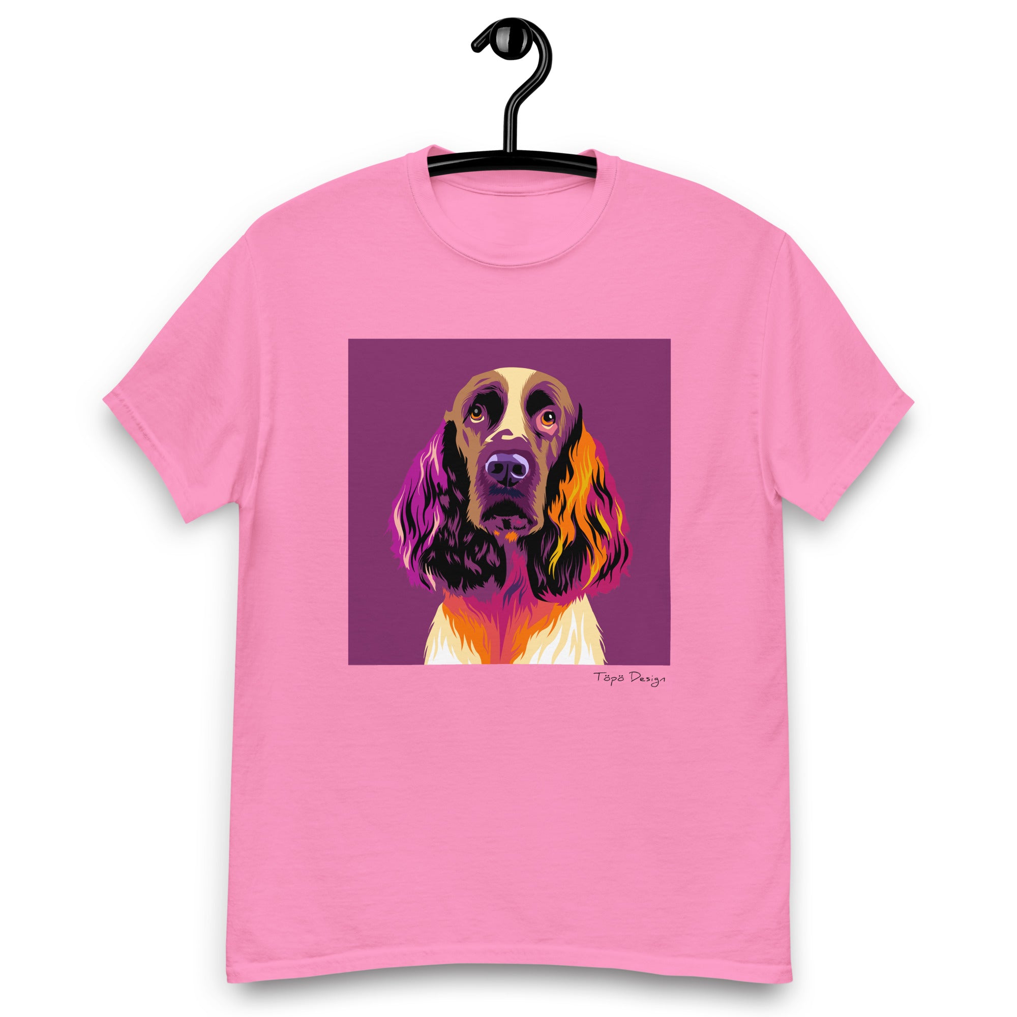 Englanninspringerspanieli T-paita, Pop Art