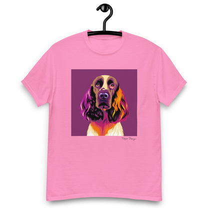 Englanninspringerspanieli T-paita, Pop Art