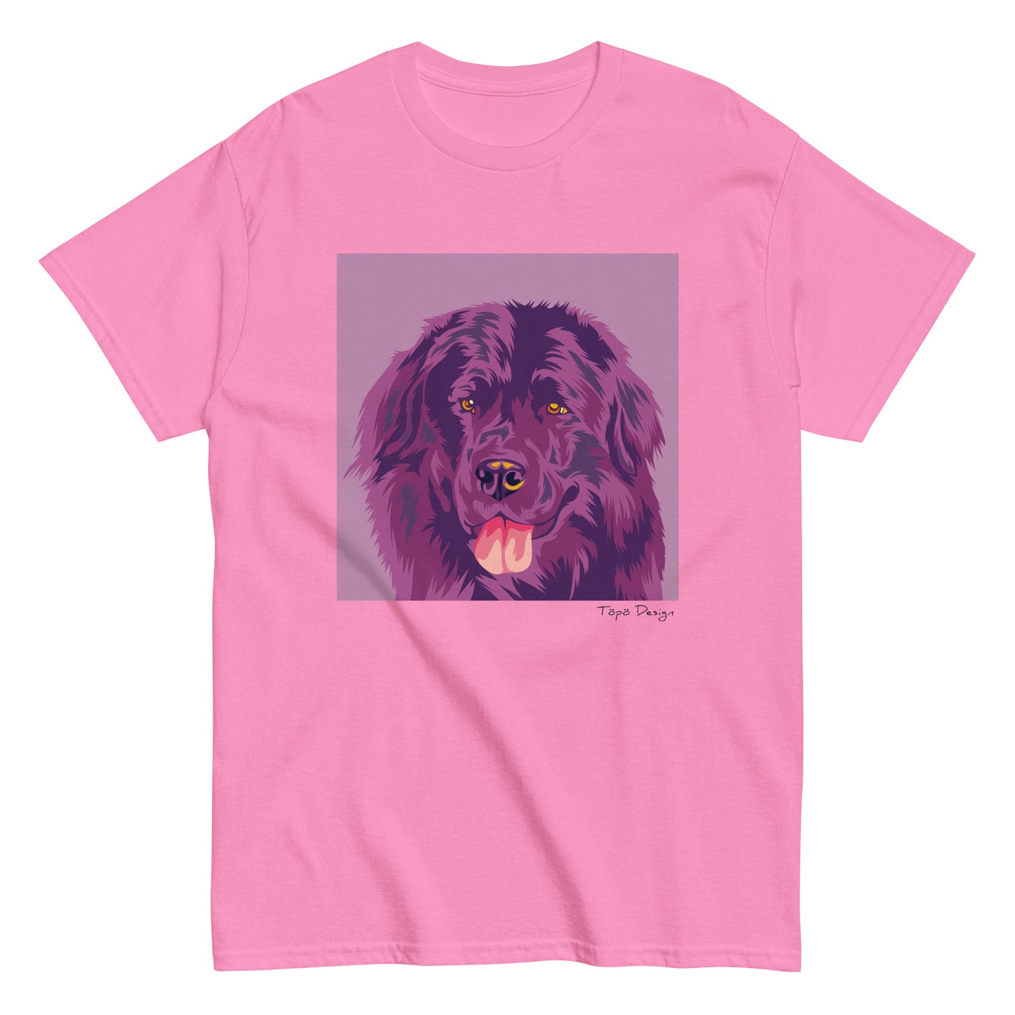 Newfoundlandinkoira T-paita, Pop Art