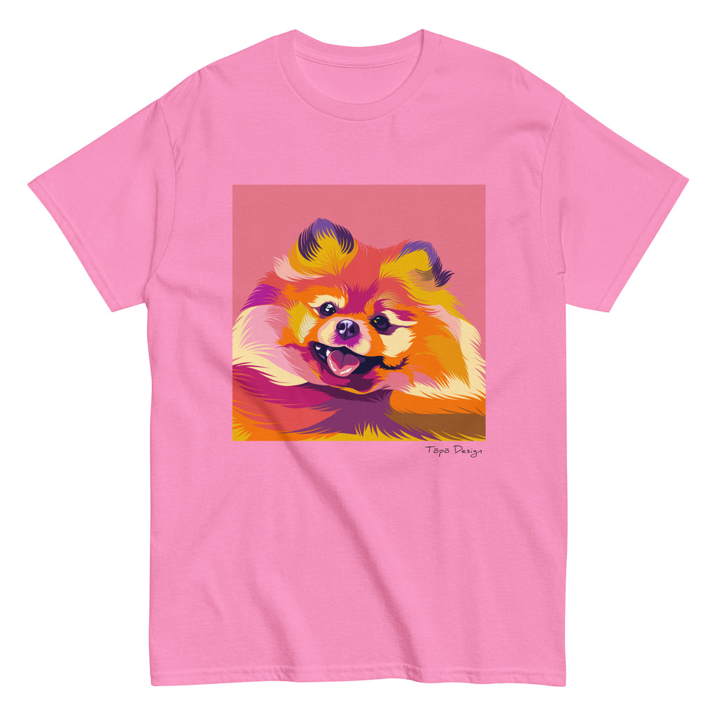 Pomeranian T-paita, Pop Art