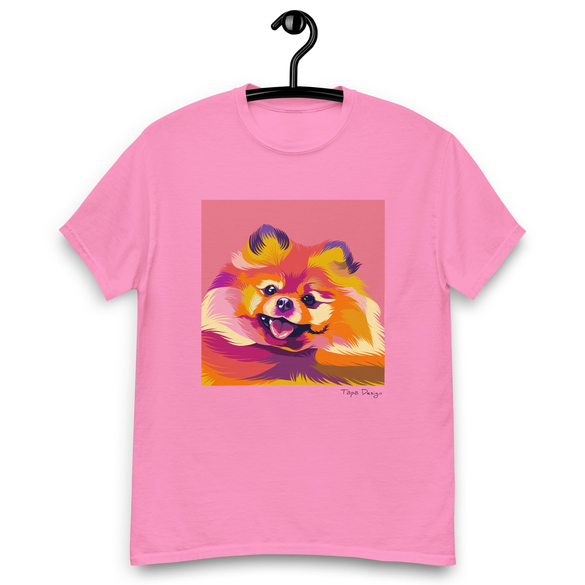 Pomeranian T-paita, Pop Art