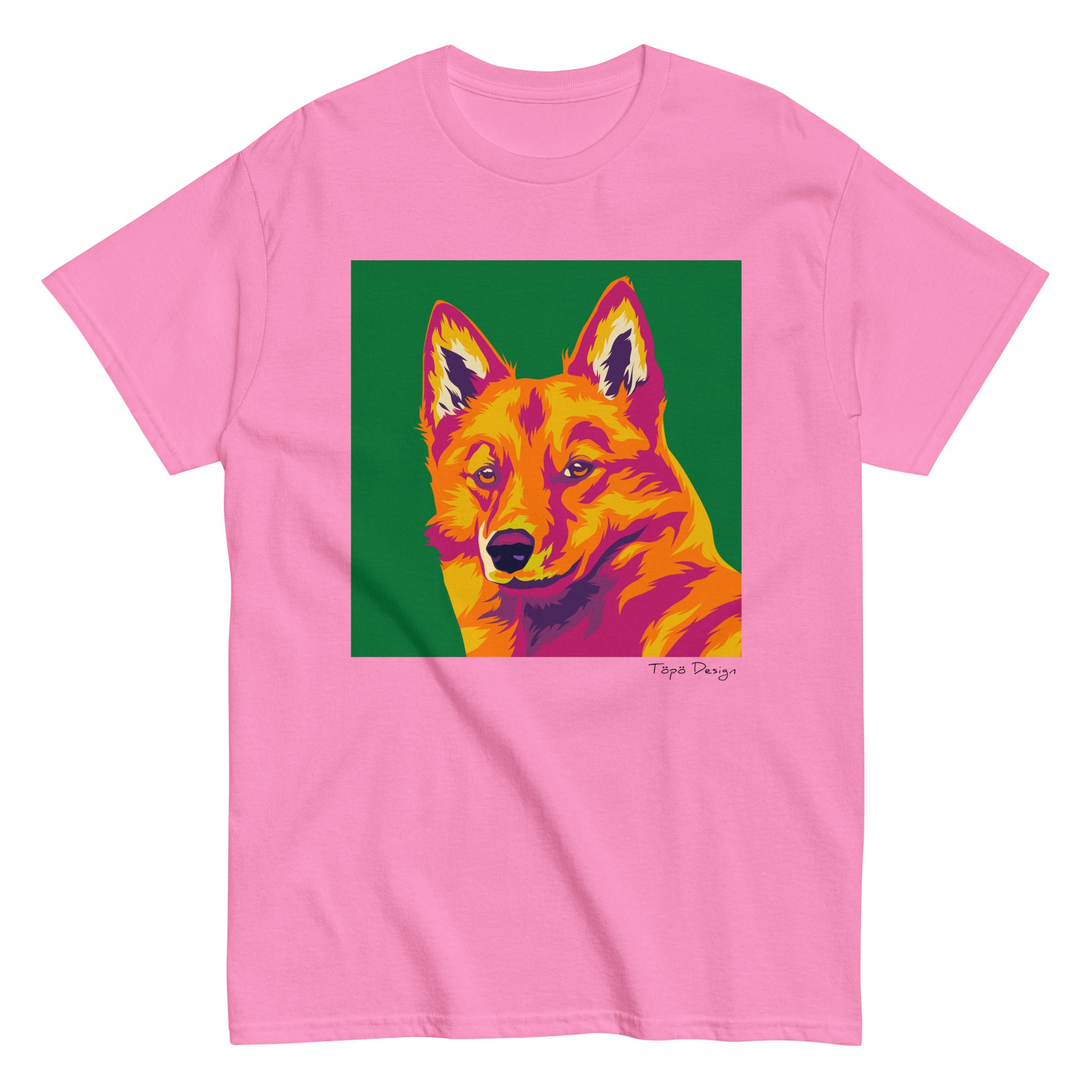 Suomenpystykorva T-paita, Pop Art