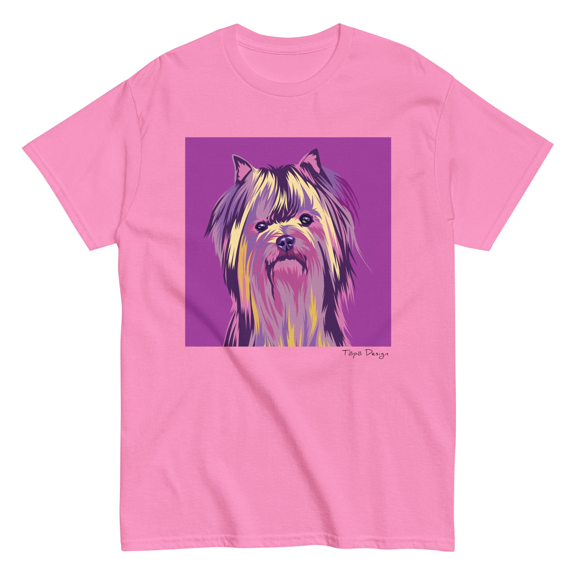 Yorkshirenterrieri T-paita, Pop Art