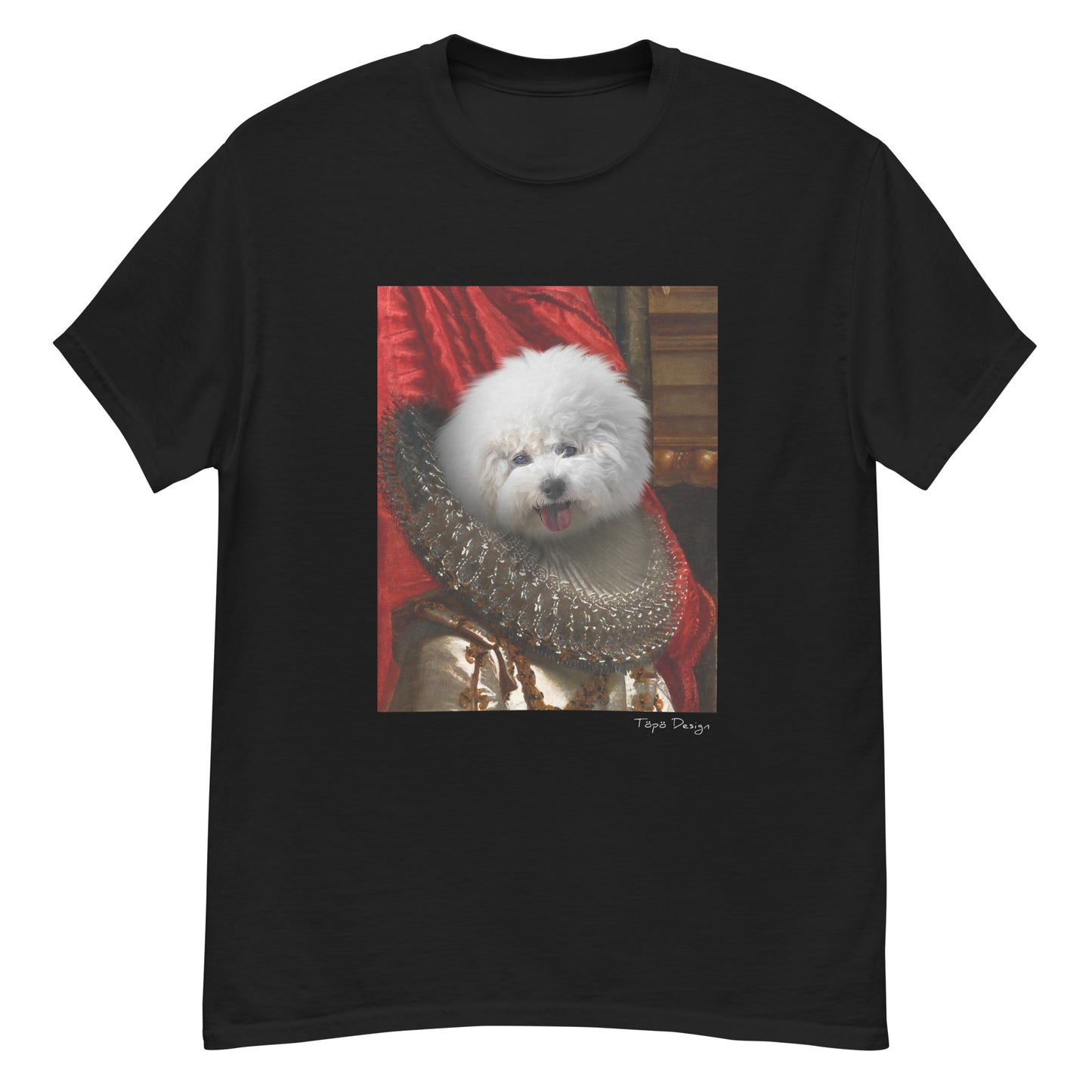 Bichon Frisé koira T-paita, The King