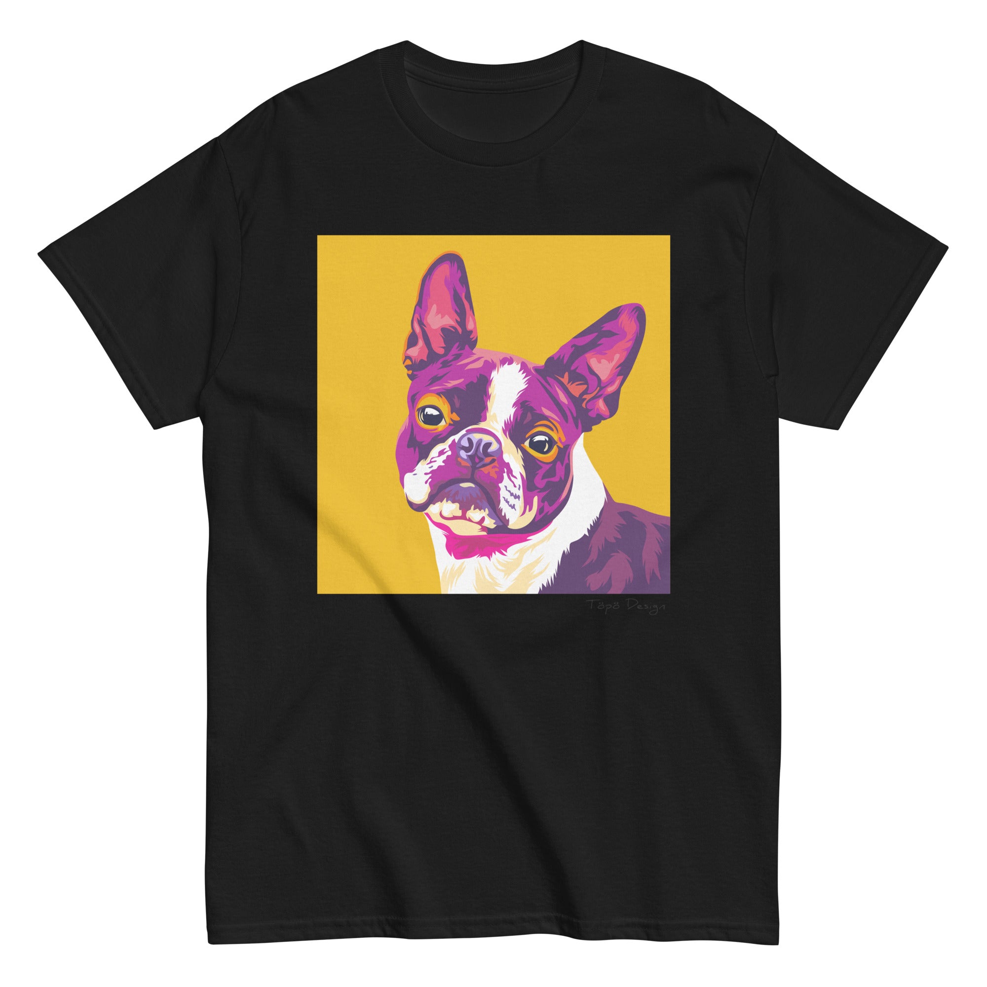 Bostoninterrieri T-paita, Pop Art