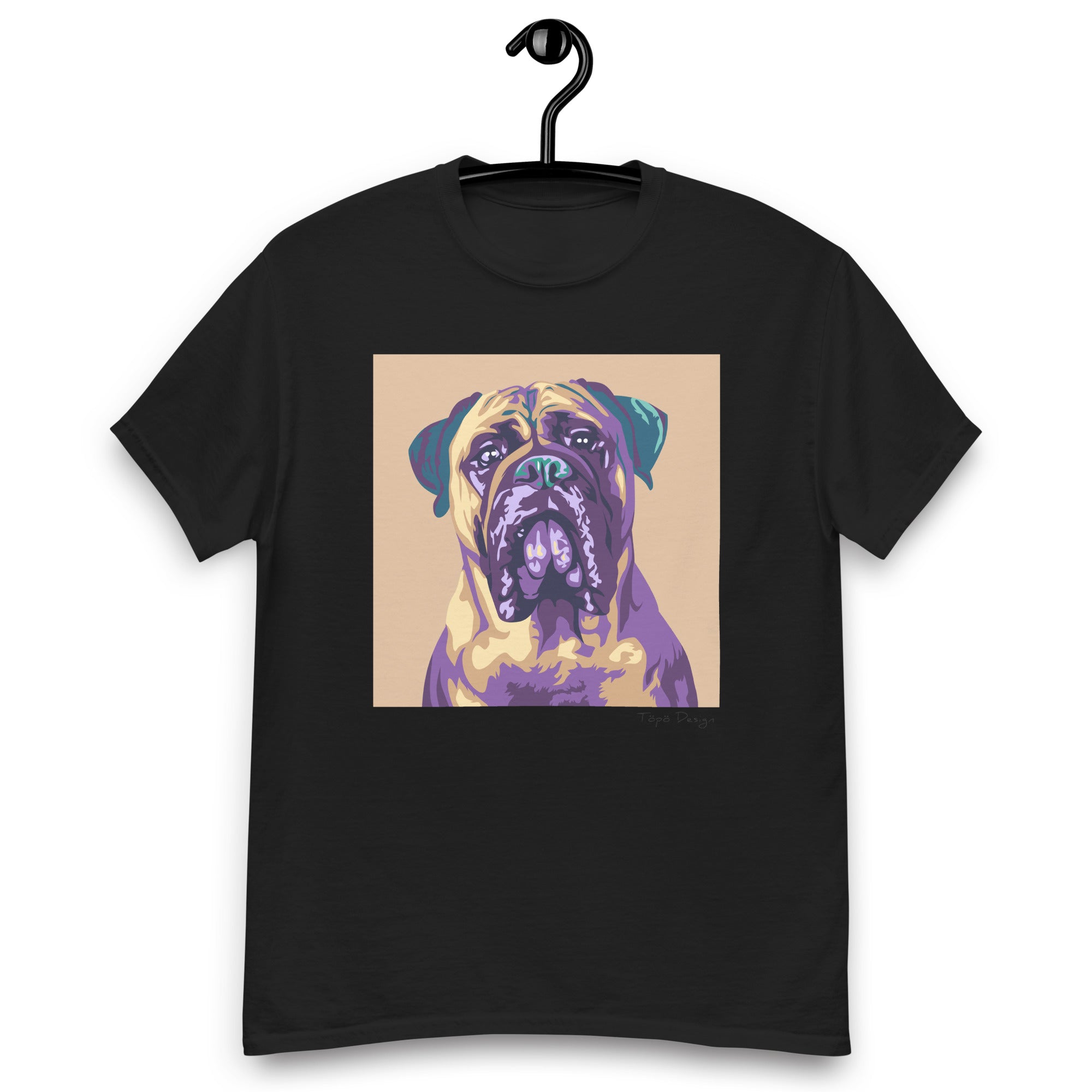 Bullmastiffi T-paita, Pop Art