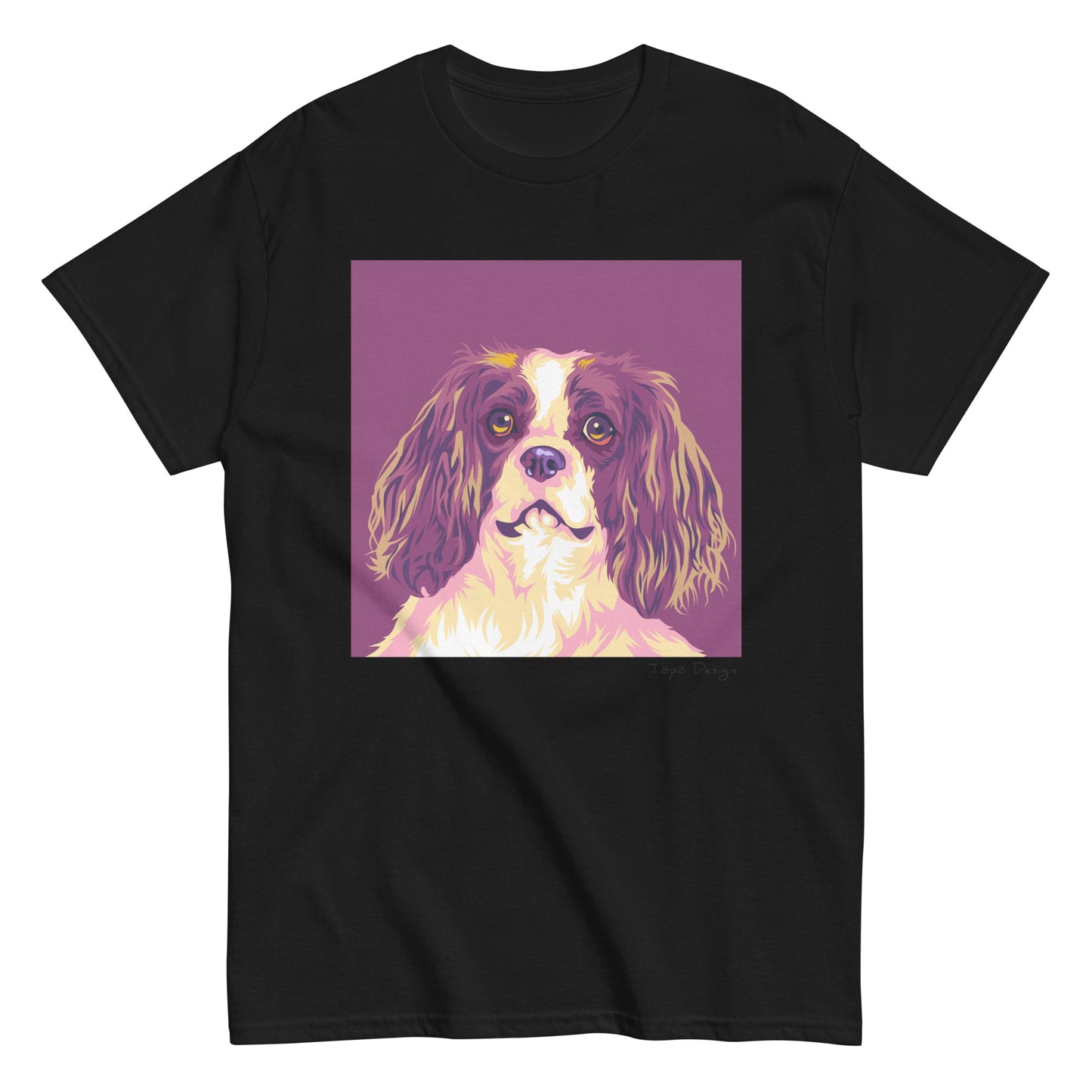 Cavalier Kingcharlesinspanieli T-paita, Pop Art