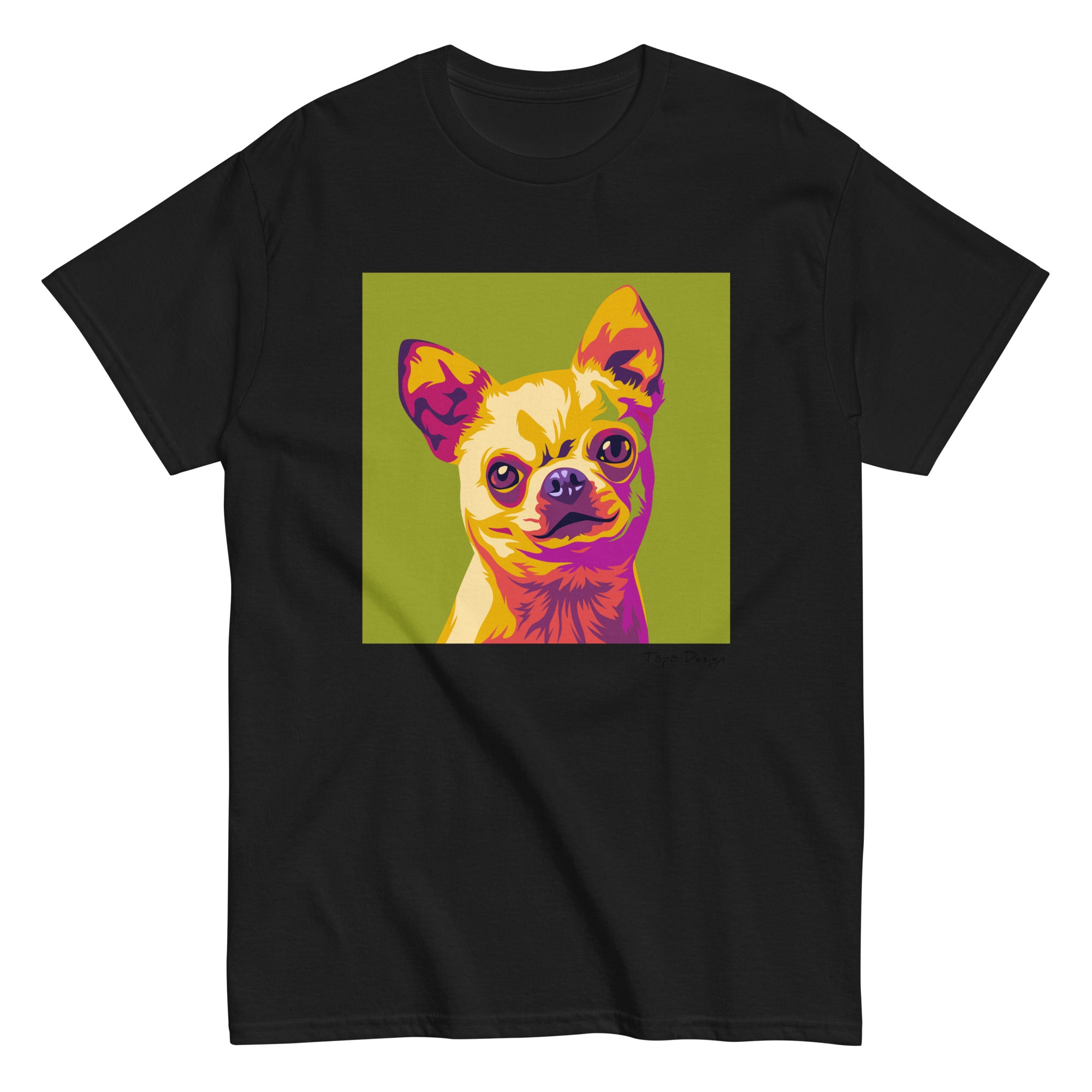 Chihuahua T-paita, Pop Art
