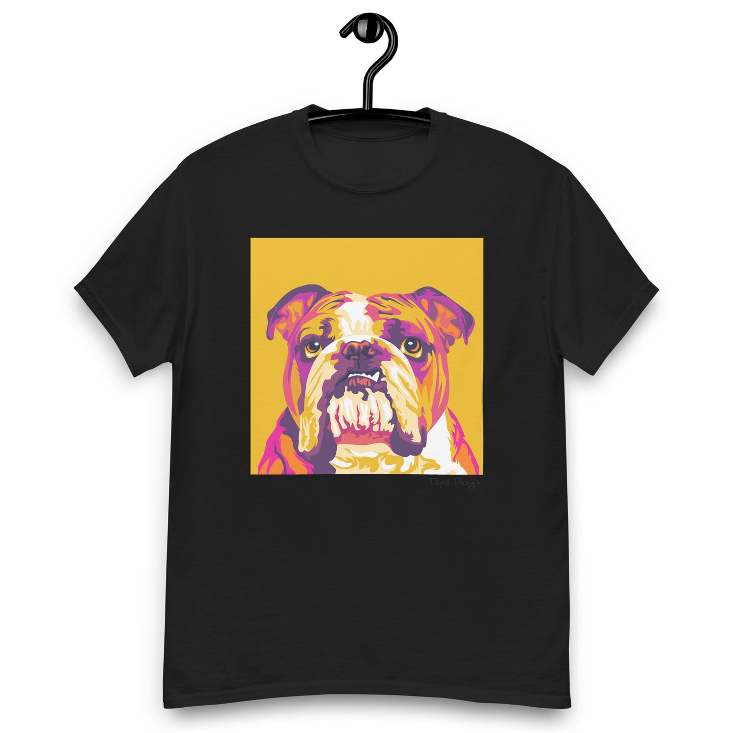 Englanninbulldoggi, T-paita, Pop Art