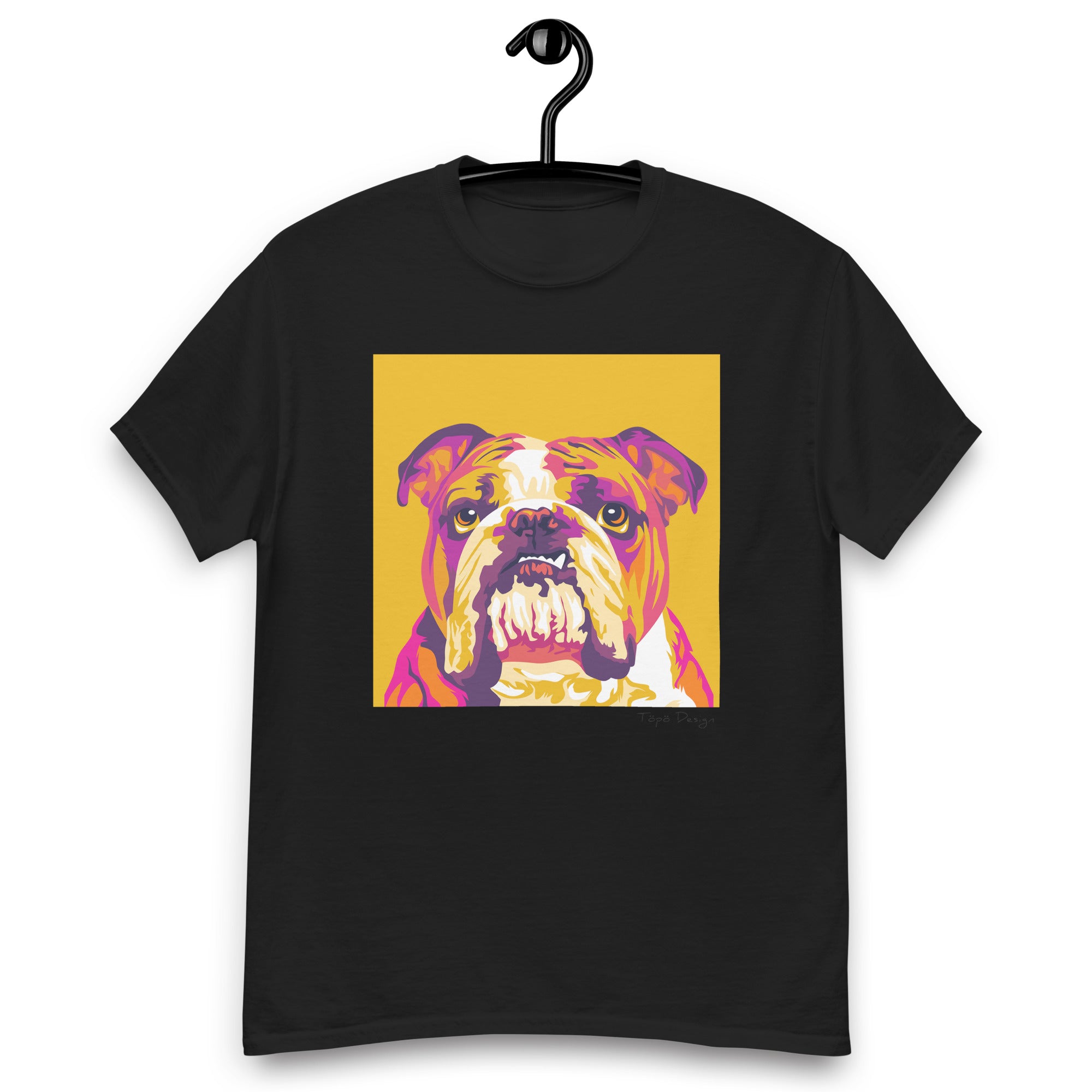 Englanninbulldoggi, T-paita, Pop Art