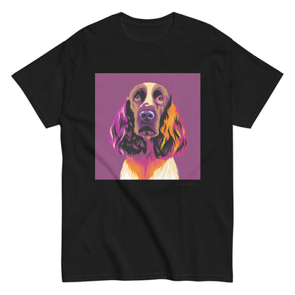 Englanninspringerspanieli T-paita, Pop Art