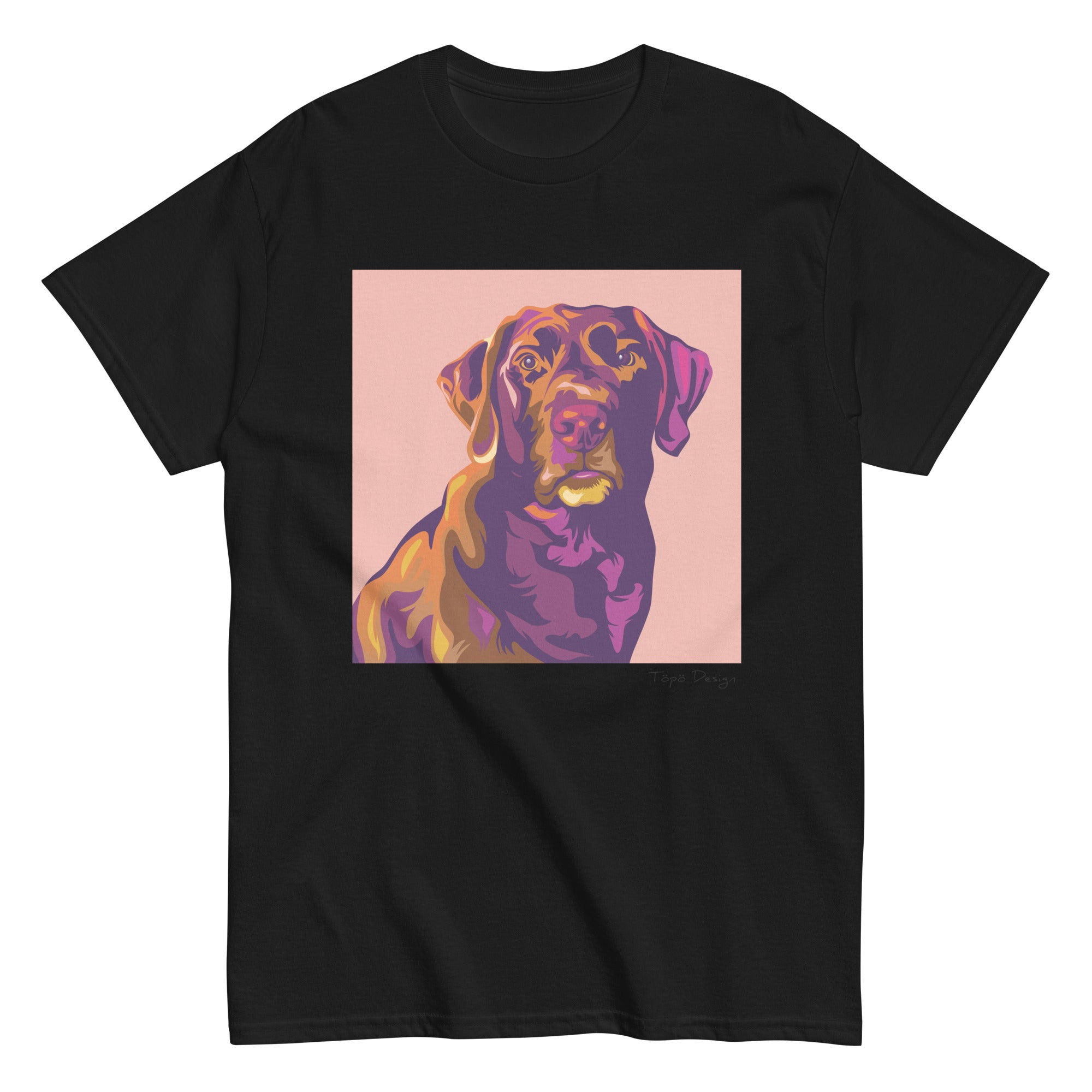 Labradorinnoutaja T-paita, Pop Art
