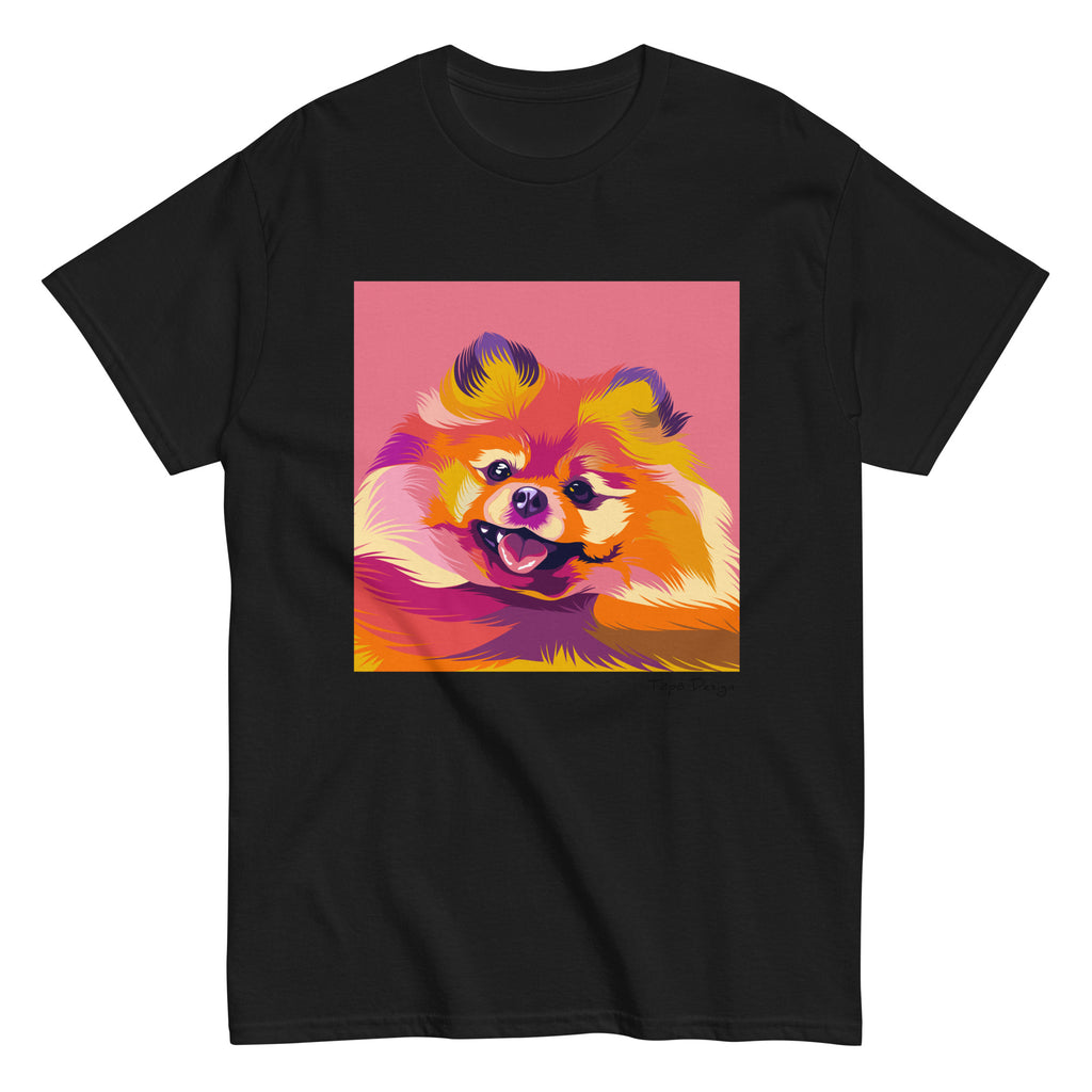 Pomeranian T-paita, Pop Art