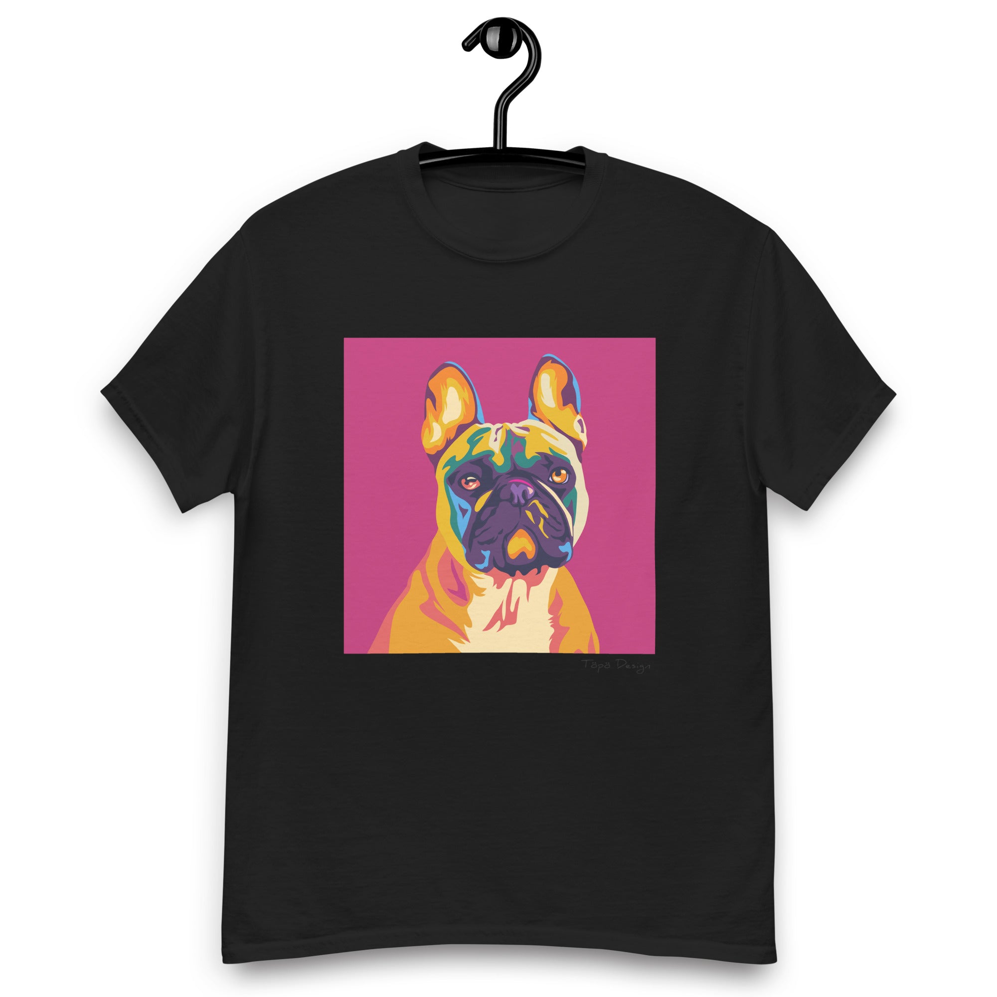 Ranskanbulldoggi T-paita, Pop Art