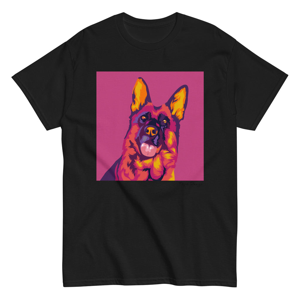 Saksanpaimenkoira T-paita, Pop Art