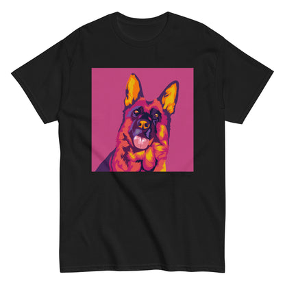 Saksanpaimenkoira T-paita, Pop Art