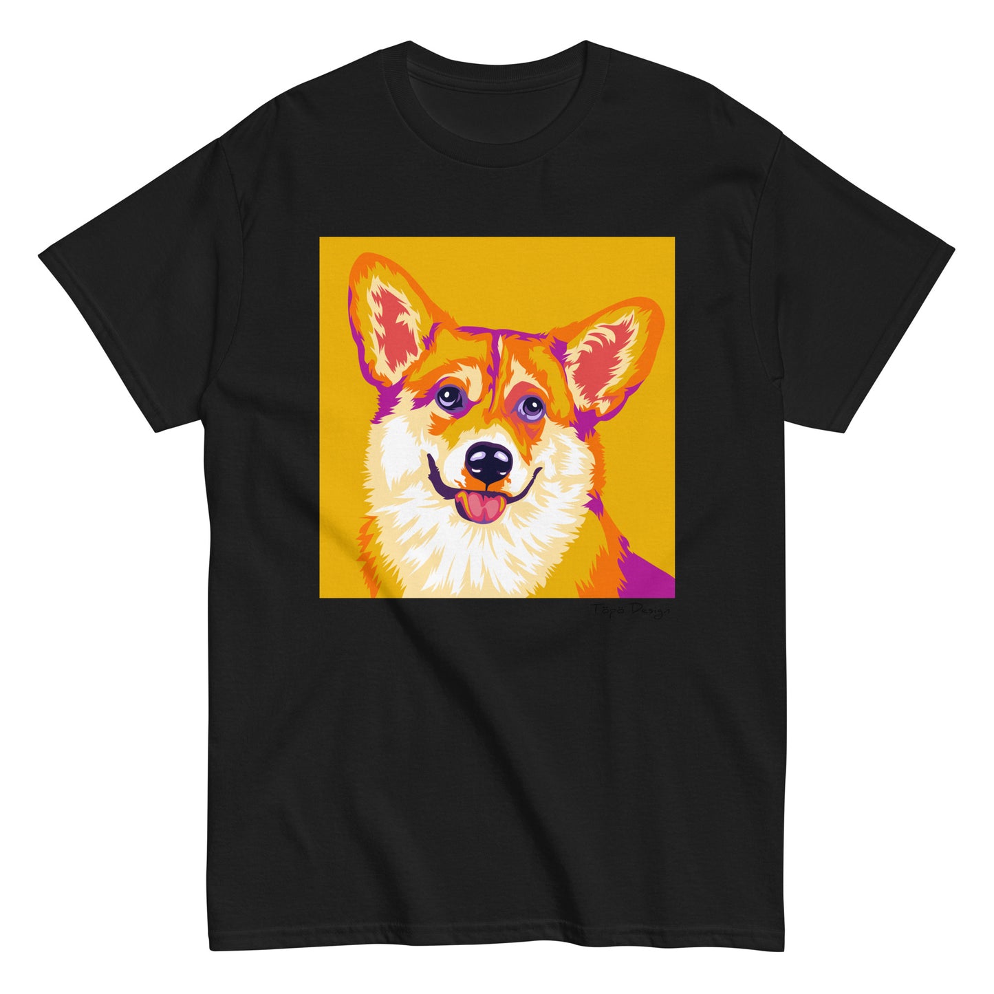 Welsh corgi pembroke T-paita, Pop Art