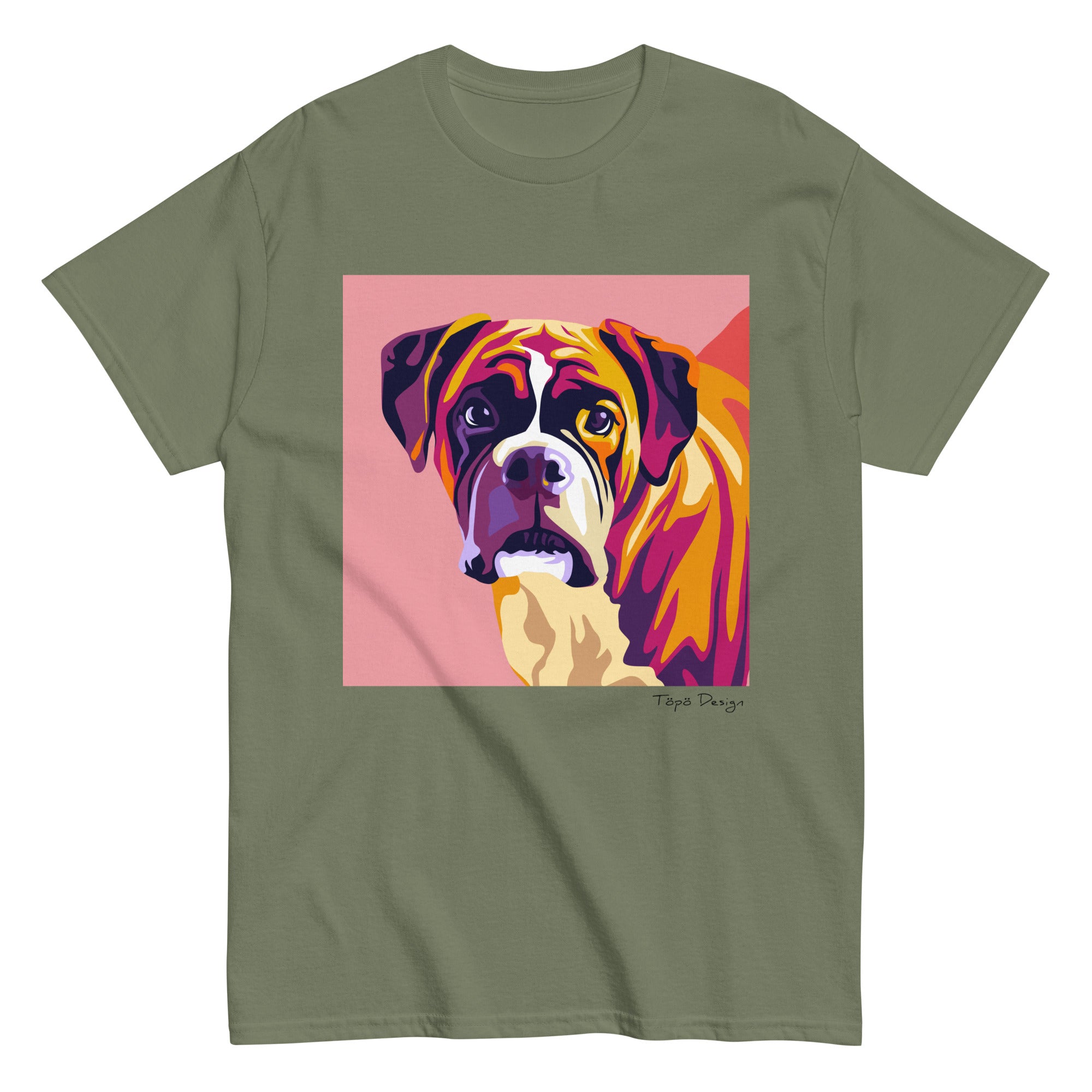 Bokseri T-paita, Pop Art