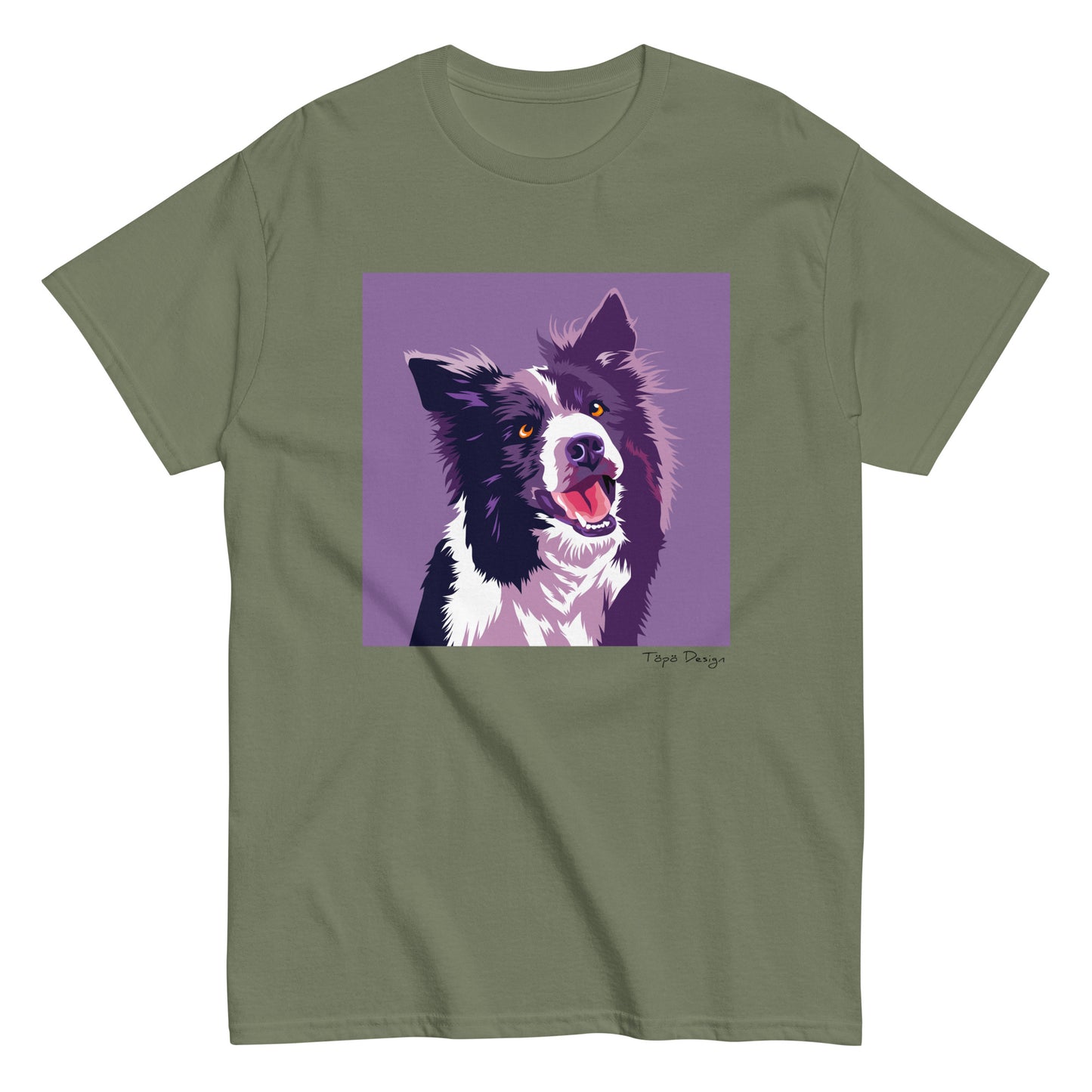 Bordercollie T-paita, Pop Art