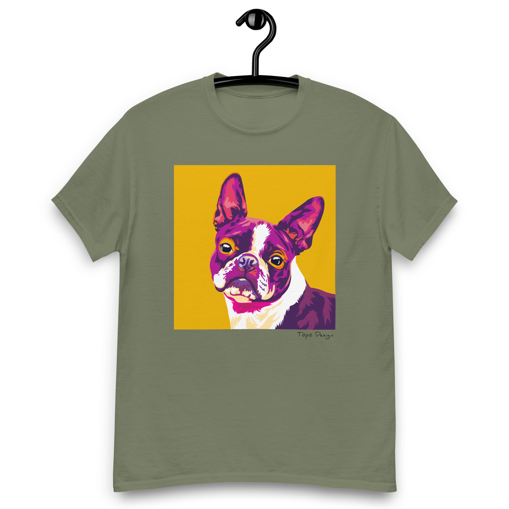 Bostoninterrieri T-paita, Pop Art