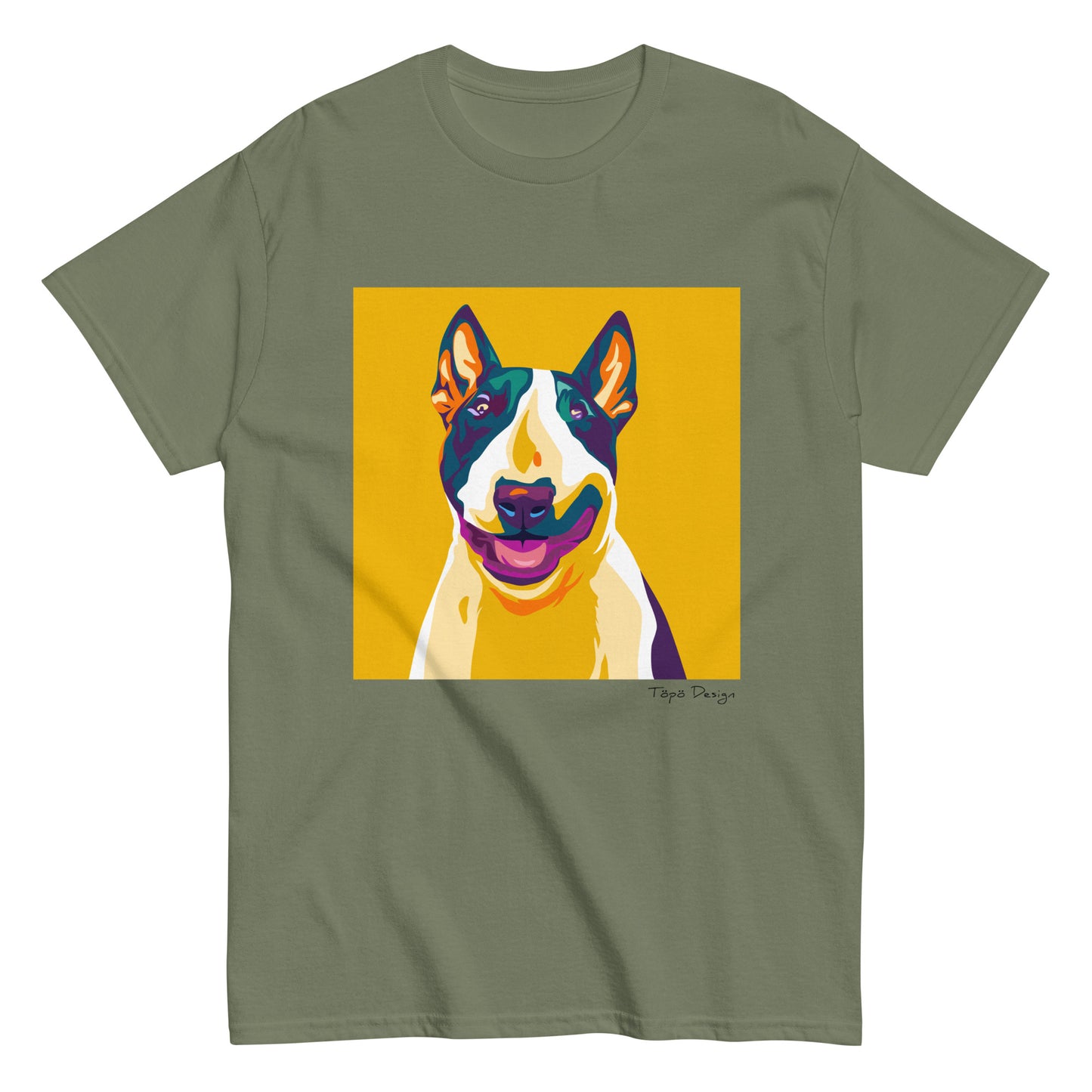 Bullterrieri T-paita, Pop Art