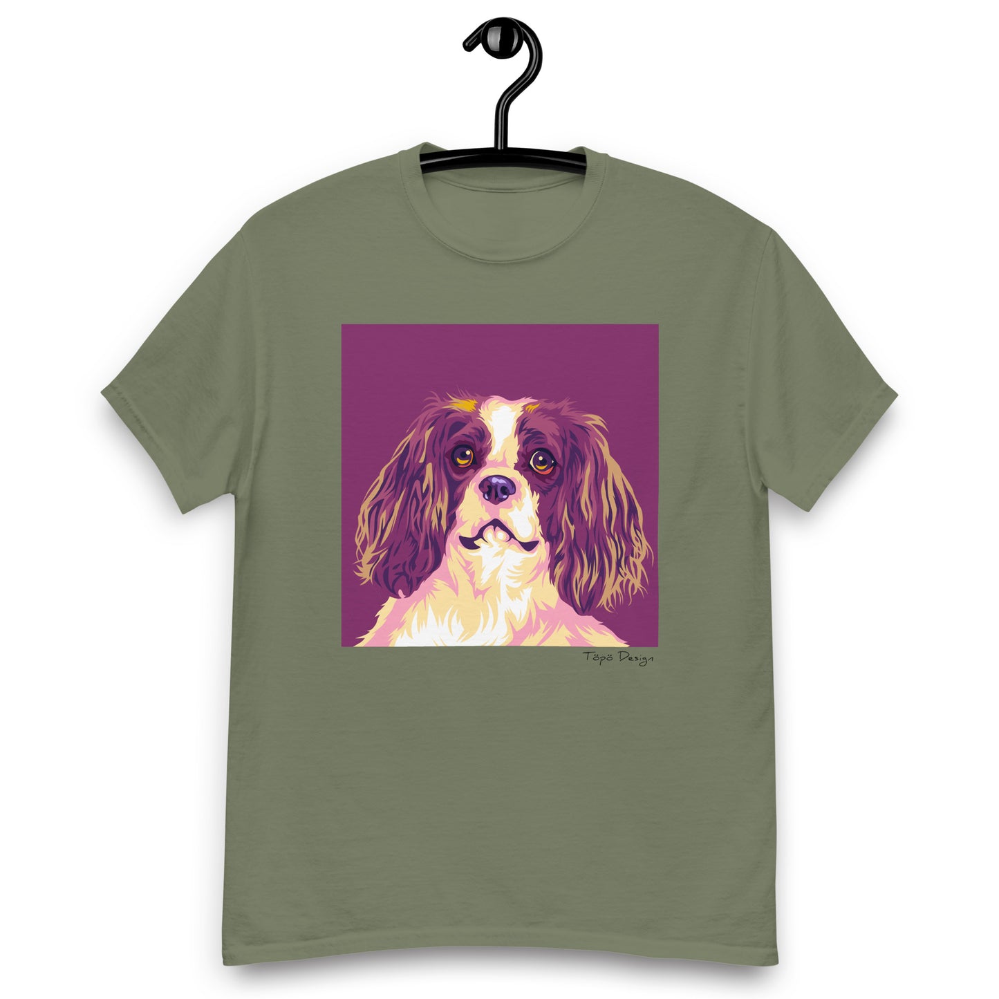 Cavalier Kingcharlesinspanieli T-paita, Pop Art