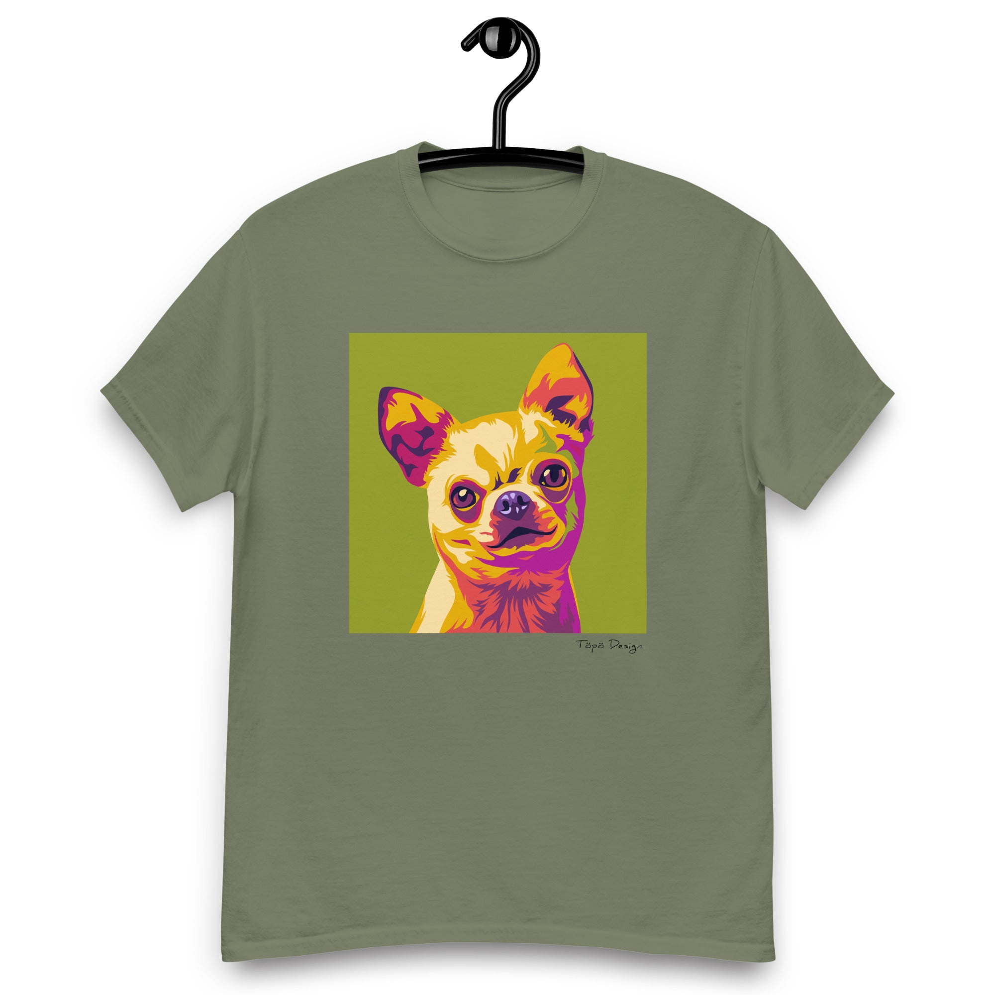 Chihuahua T-paita, Pop Art