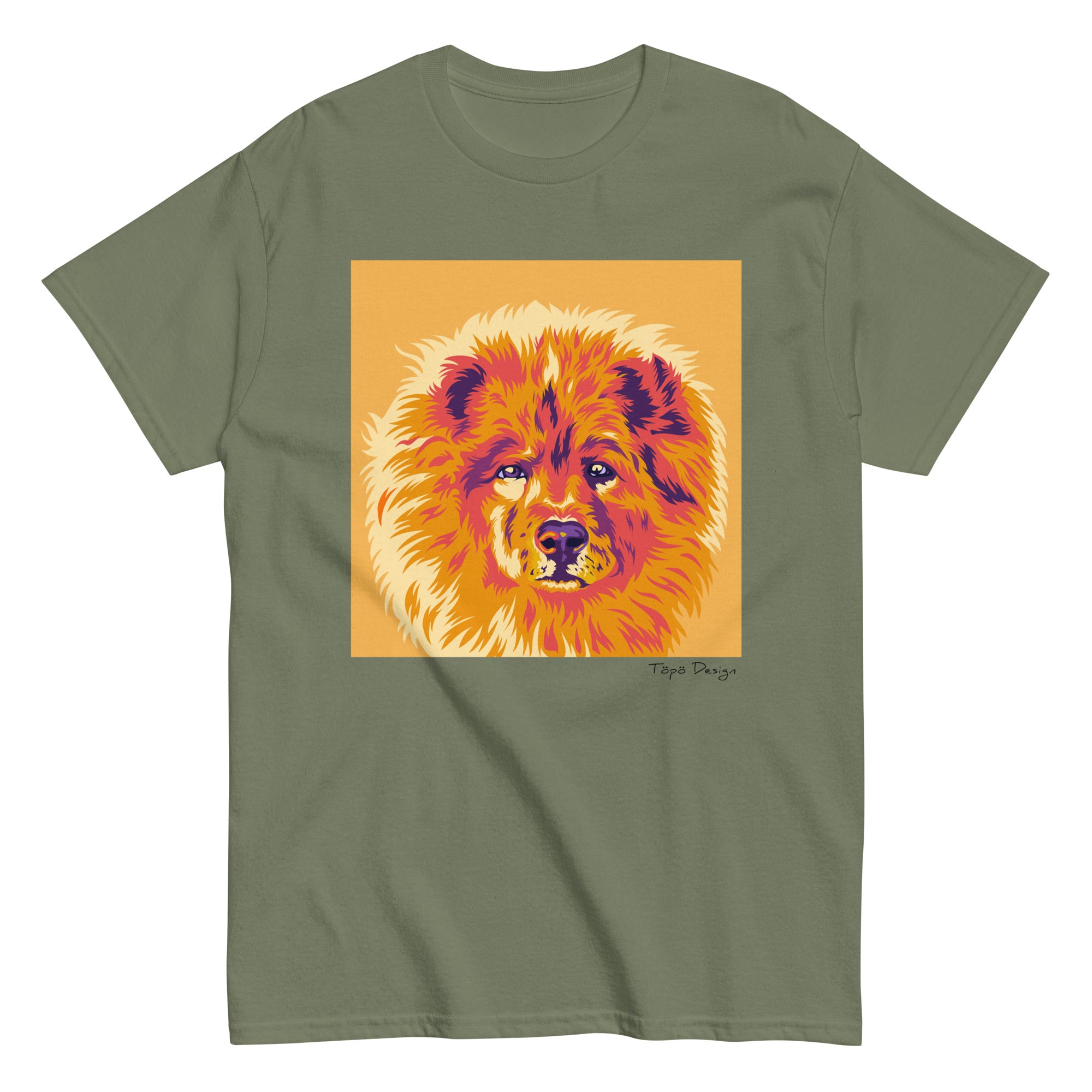 Chow chow T-paita, Pop Art