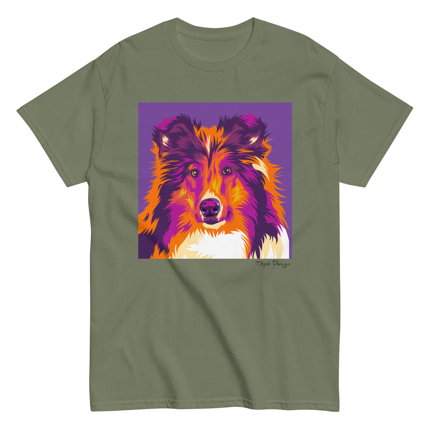 Collie T-paita, Pop Art