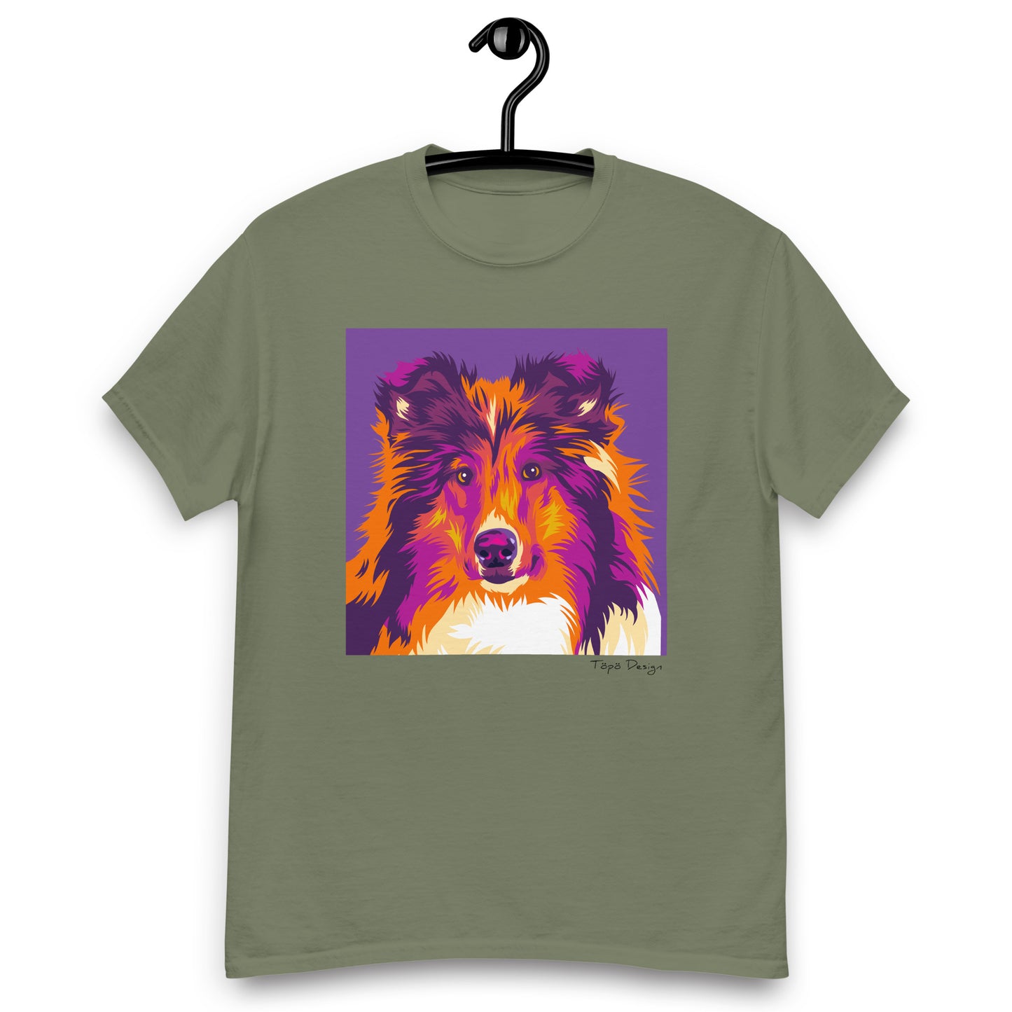 Collie T-paita, Pop Art