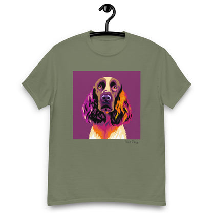 Englanninspringerspanieli T-paita, Pop Art