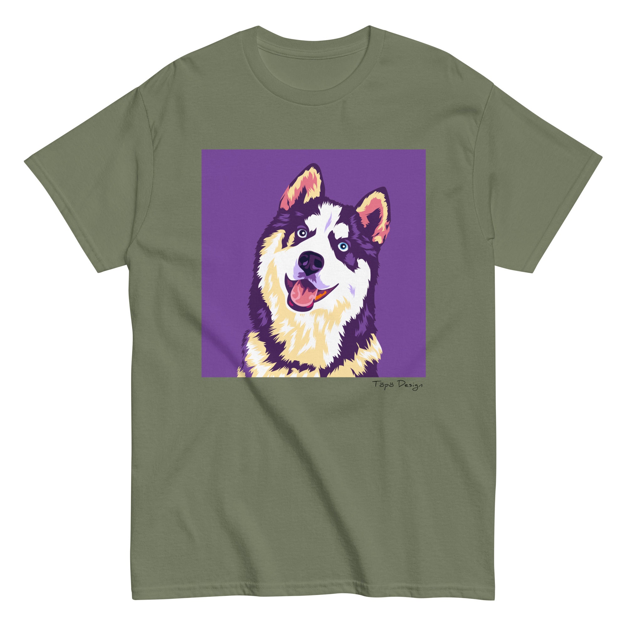 Husky T-paita, Pop Art