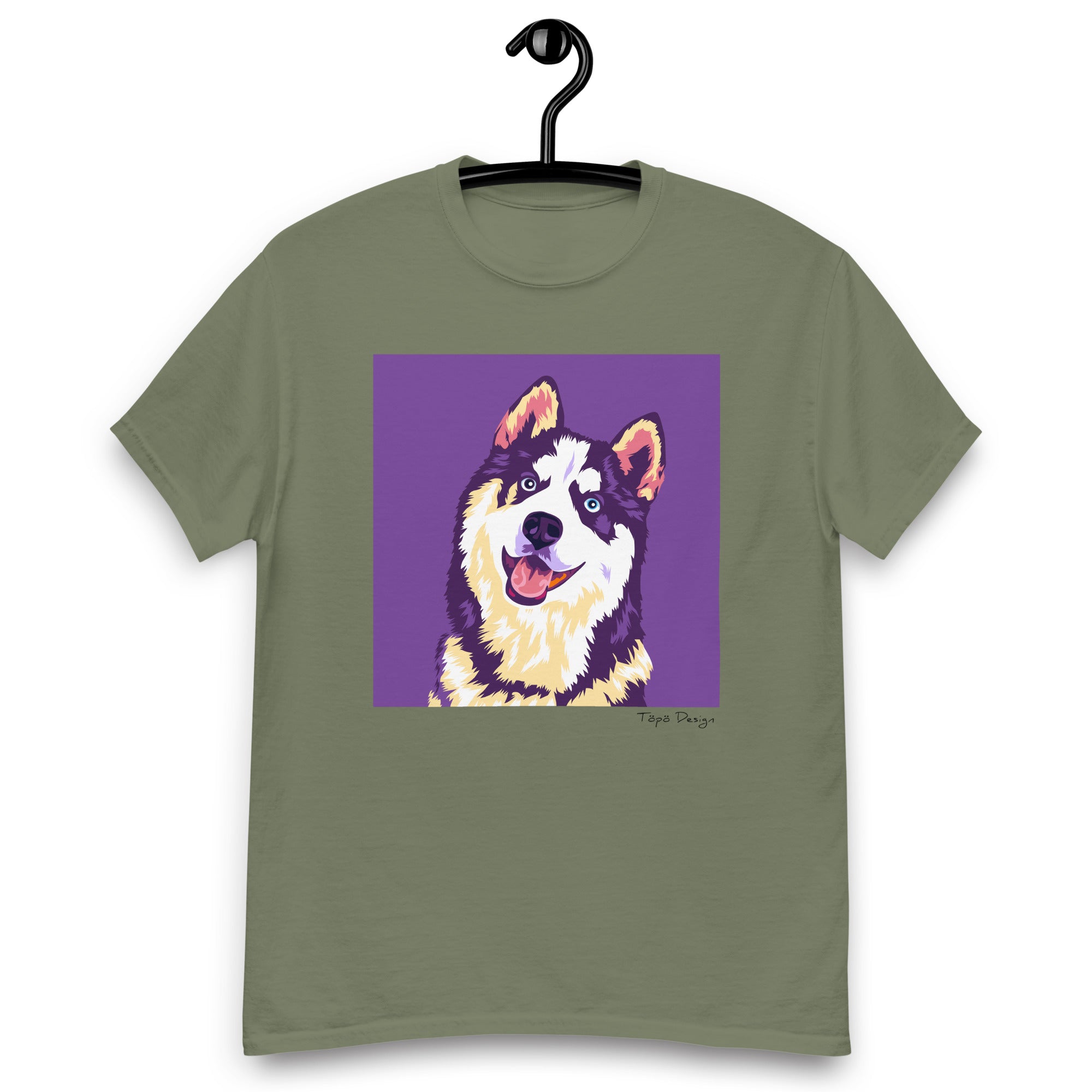 Husky T-paita, Pop Art