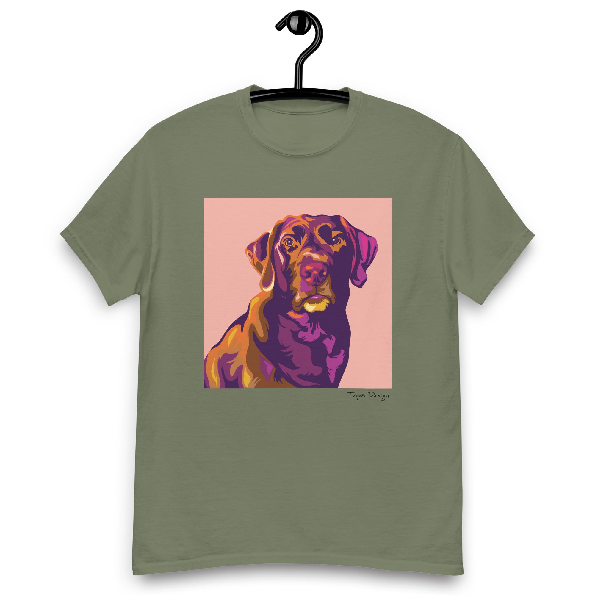 Labradorinnoutaja T-paita, Pop Art