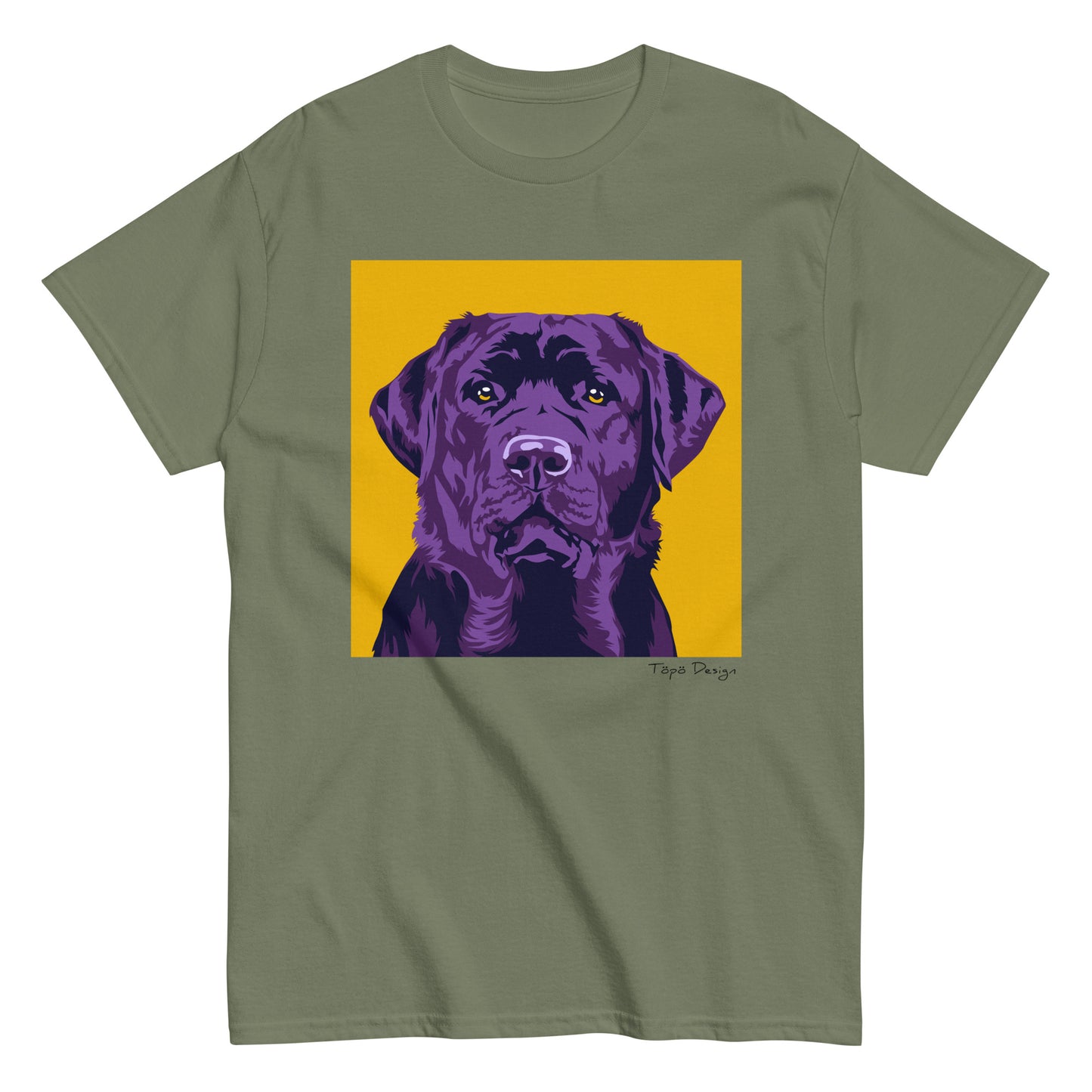Labradorinnoutaja T-paita, Pop Art