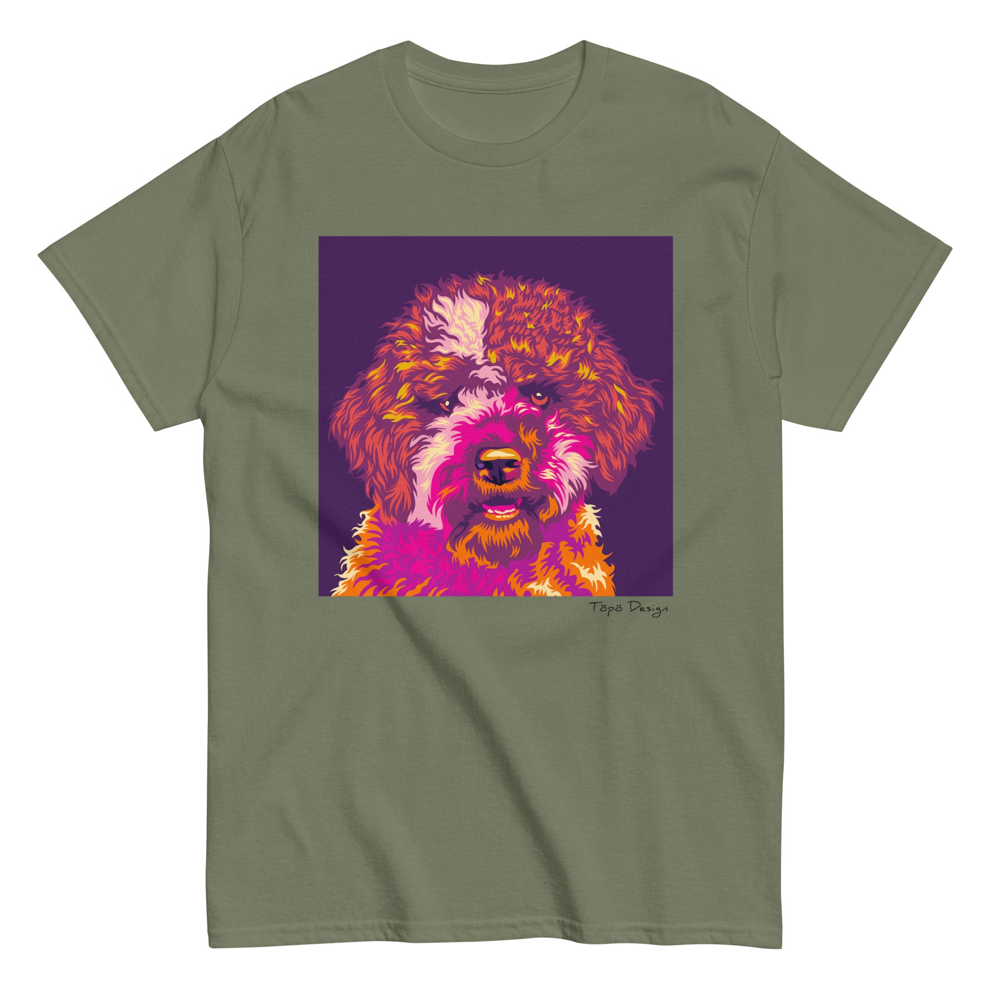 Lagotto romagnolo T-paita, Pop Art