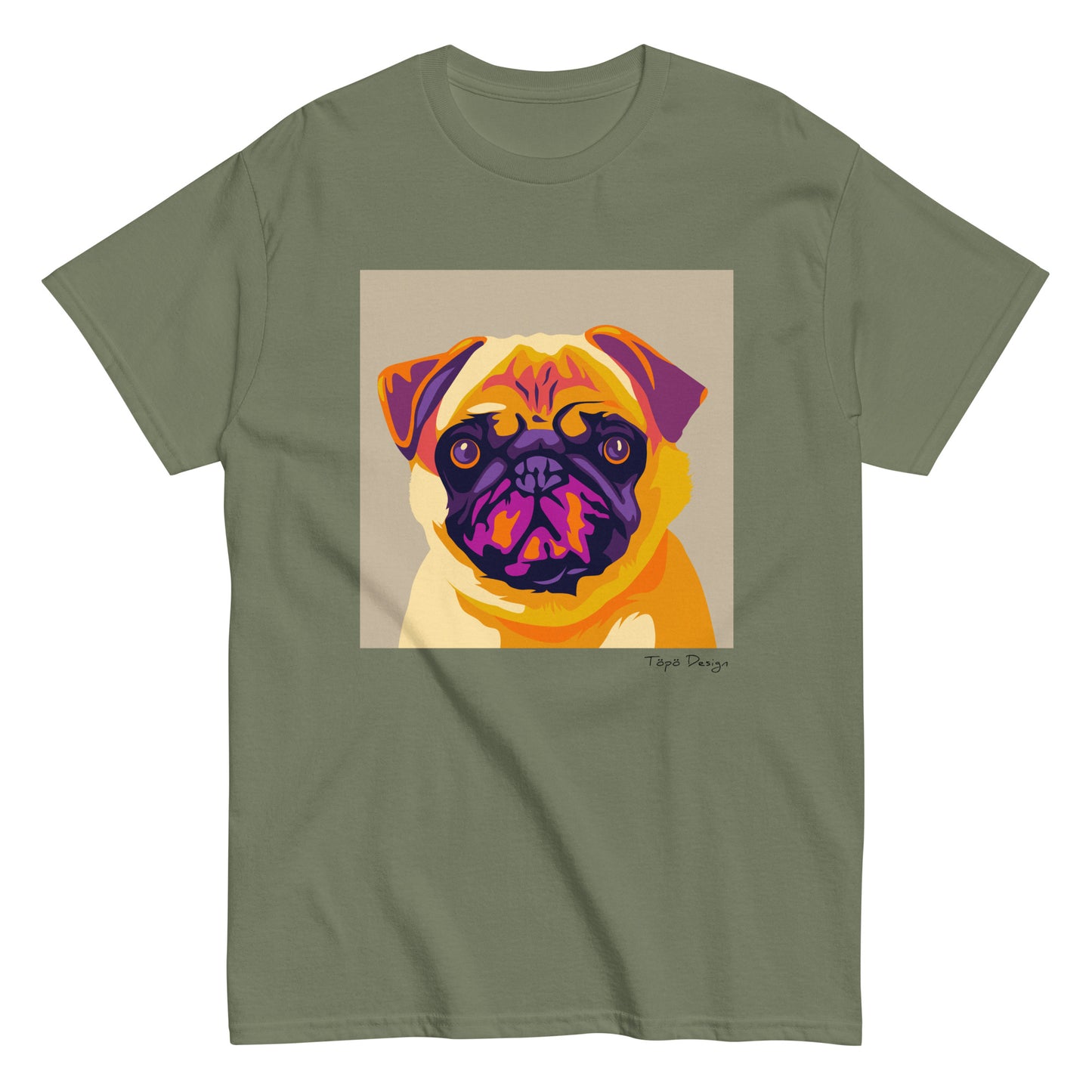 Mopsi T-paita, Pop Art