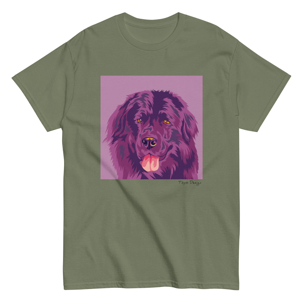 Newfoundlandinkoira T-paita, Pop Art